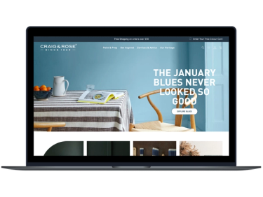 Desktop screenshot of Craig & Rose's homepage