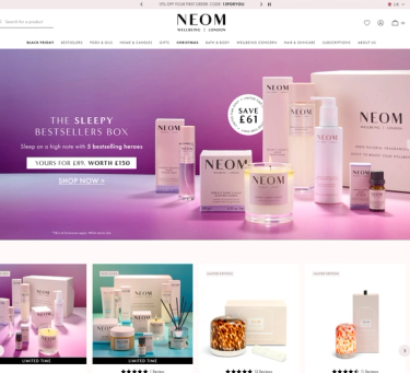 NEOM webpage