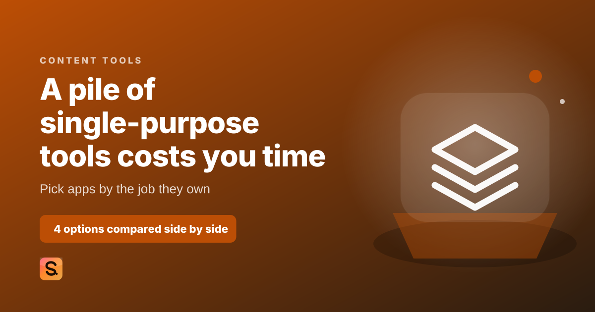Content Creation Apps: How to Pick a Small Stack That Fits, the cover image for Satiara