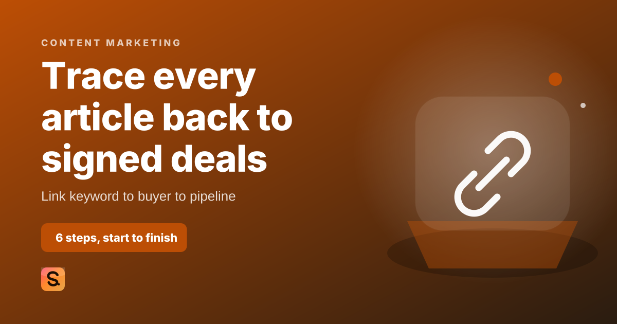 The SaaS Content Marketing Checklist That Ties to Pipeline, the cover image for Satiara