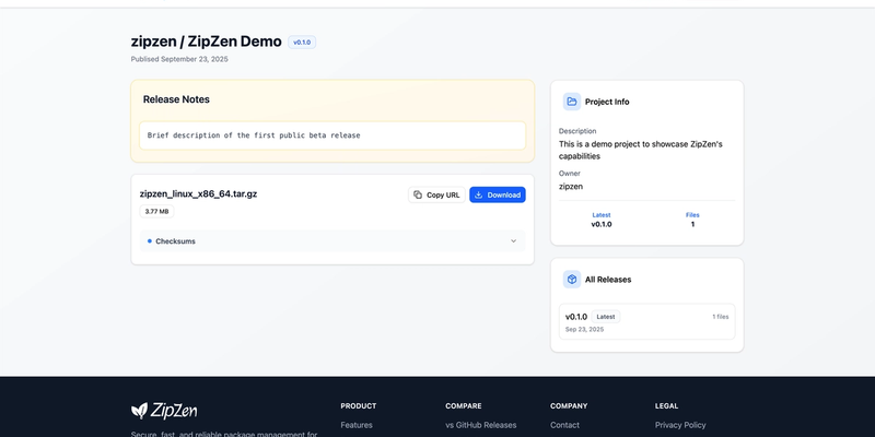 Public Release Page