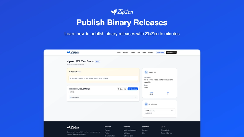 Binary Releases Cover