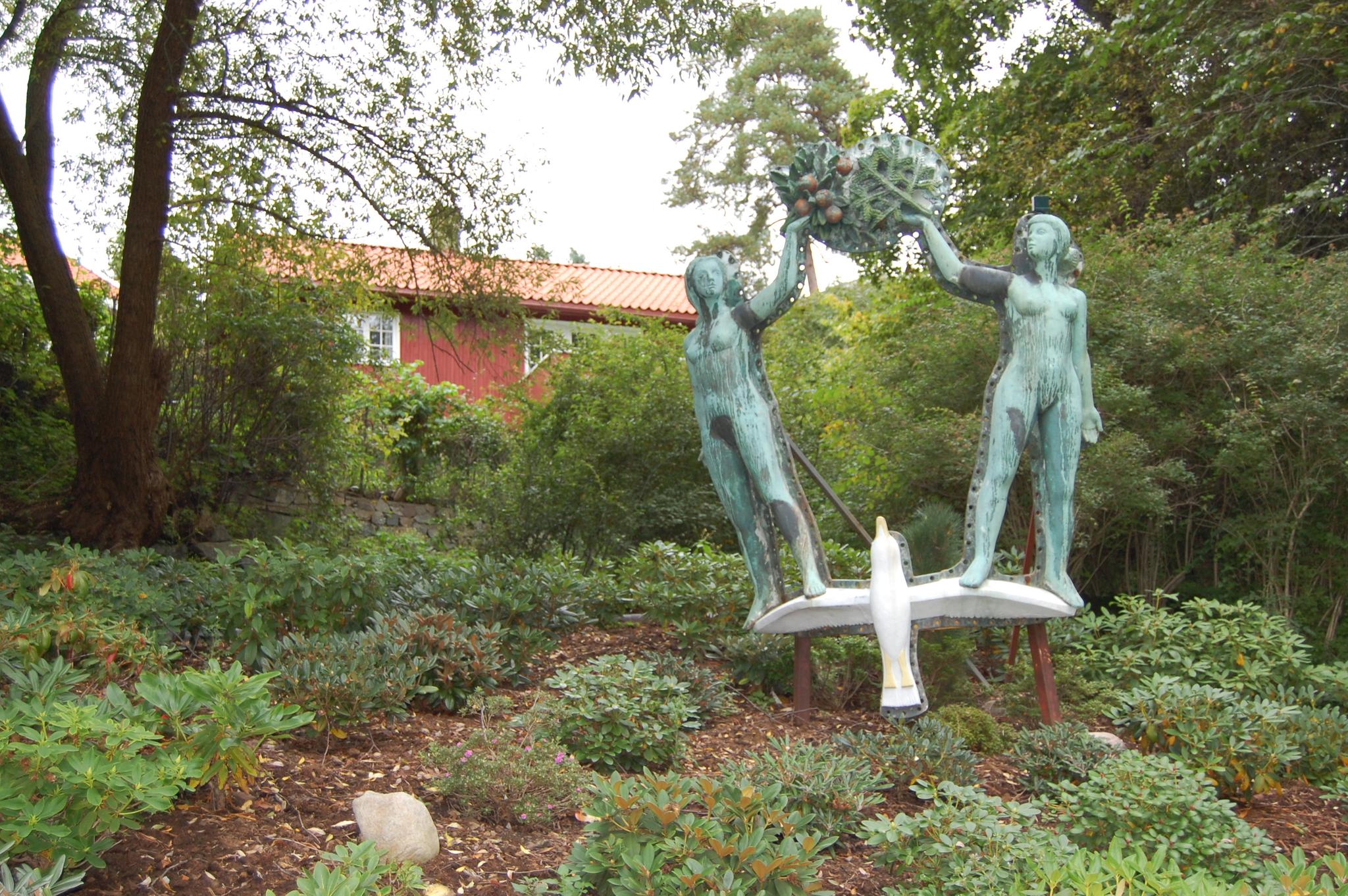 Park og galionsfigur - Hvitsten