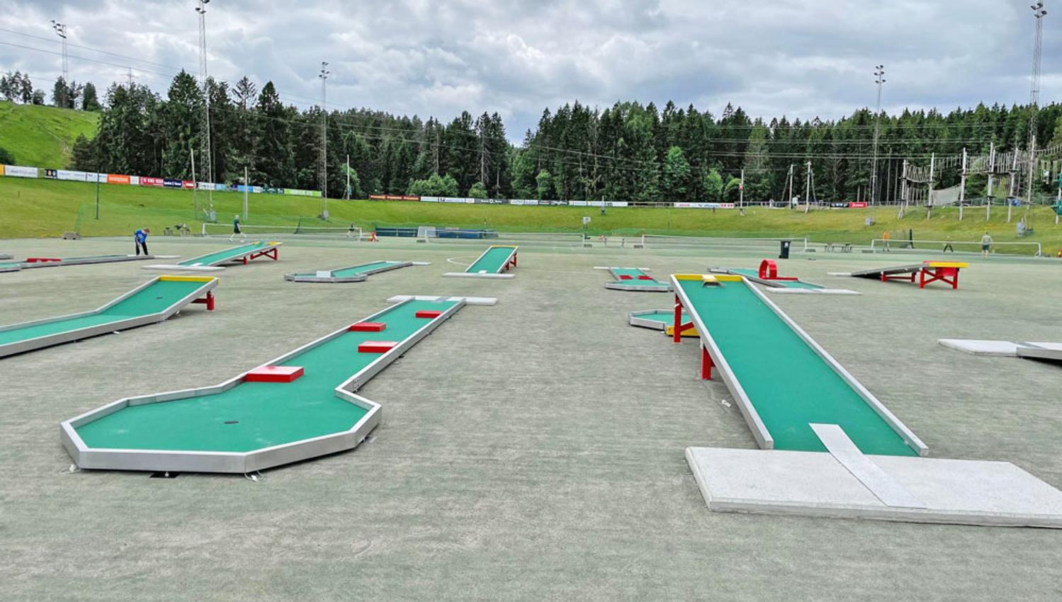 mini golf at Skien leisure park