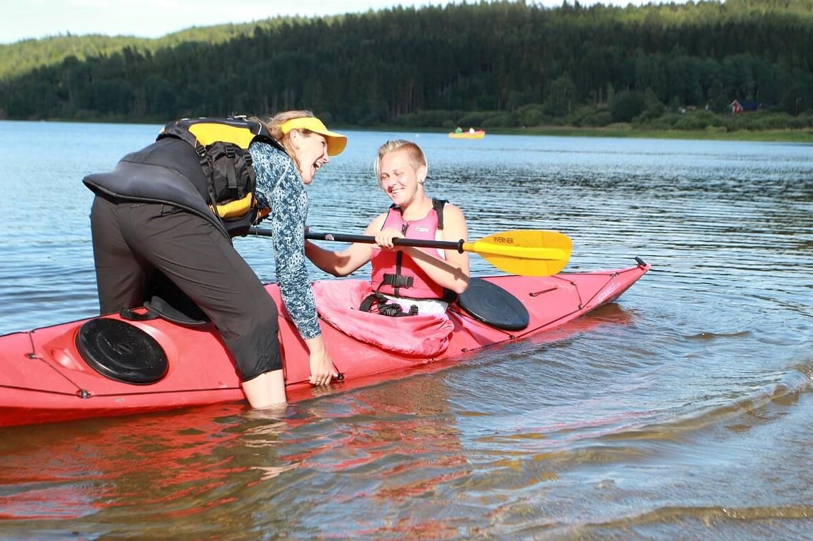 Kayaking with Tine Raisbæk in Vestfold and Telemark