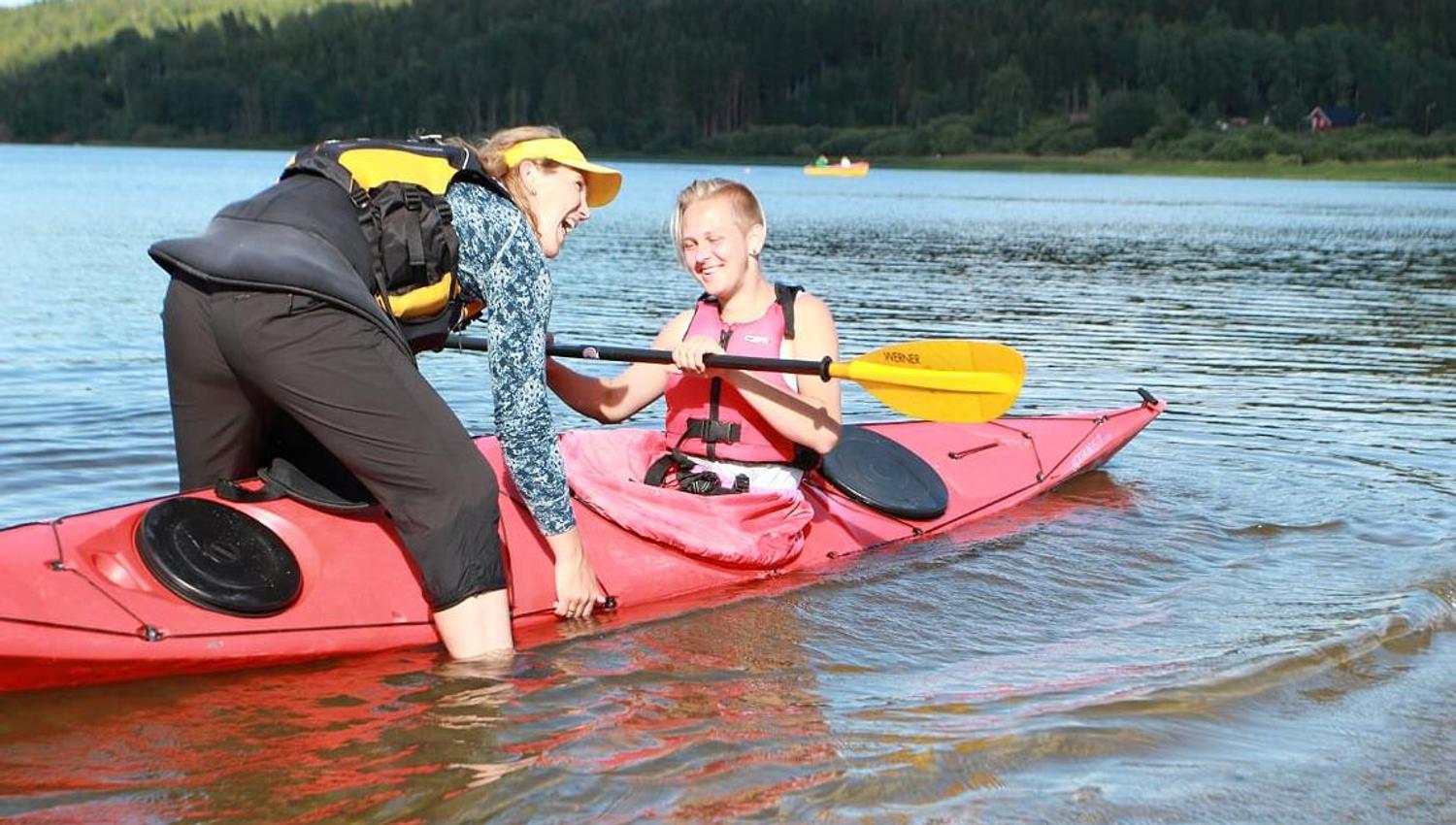 Kayaking with Tine Raisbæk in Vestfold and Telemark