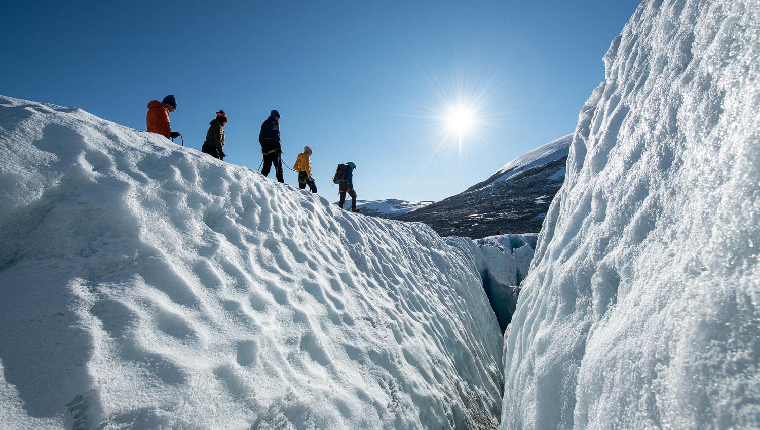 Brevandring & kajakkpadling, Austdalsbreen
