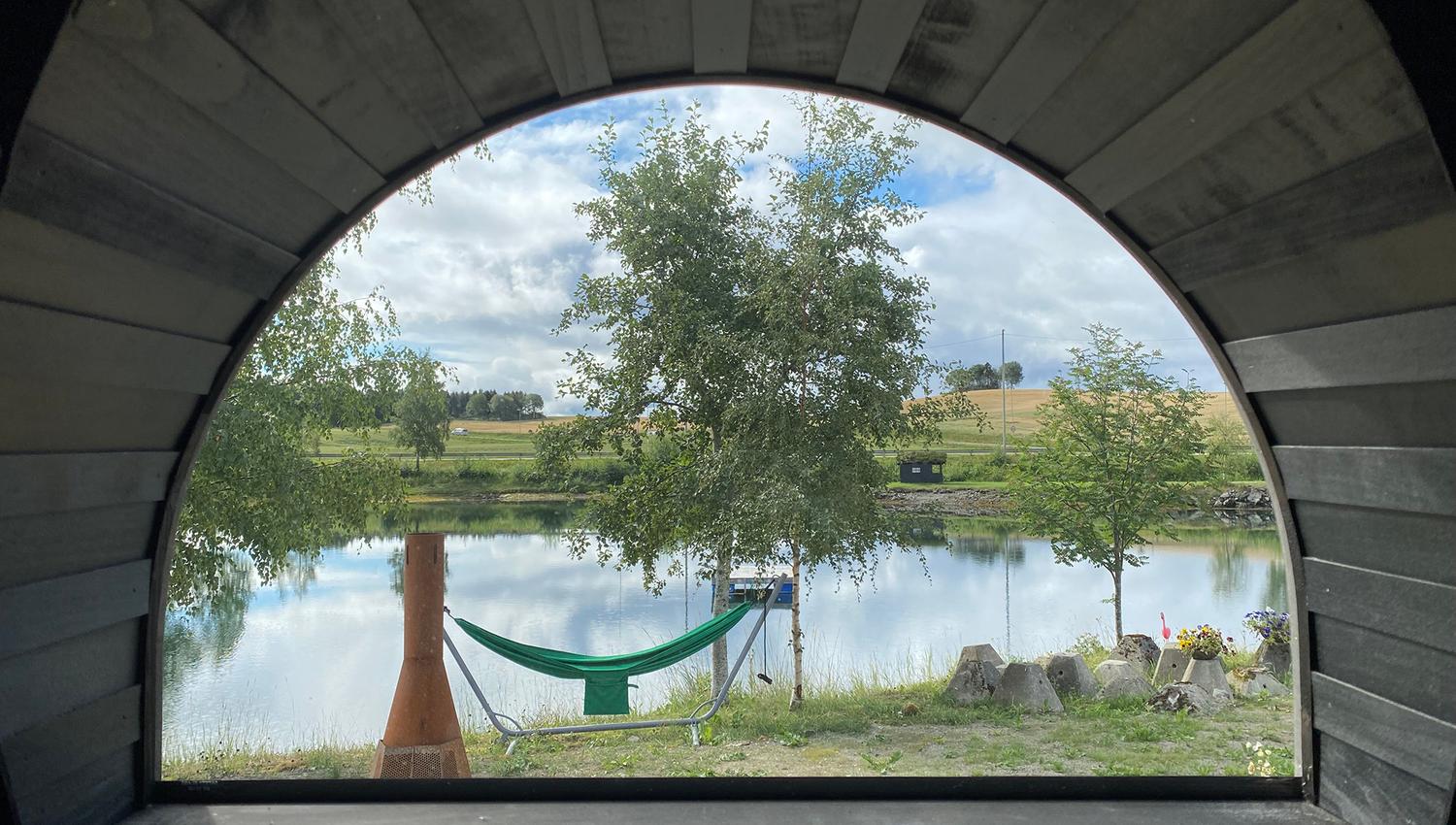 Utsikten fra Saga Sauna