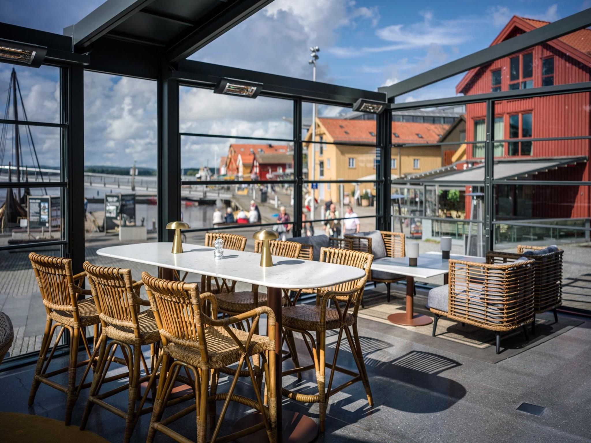 Med utsikt til brygga