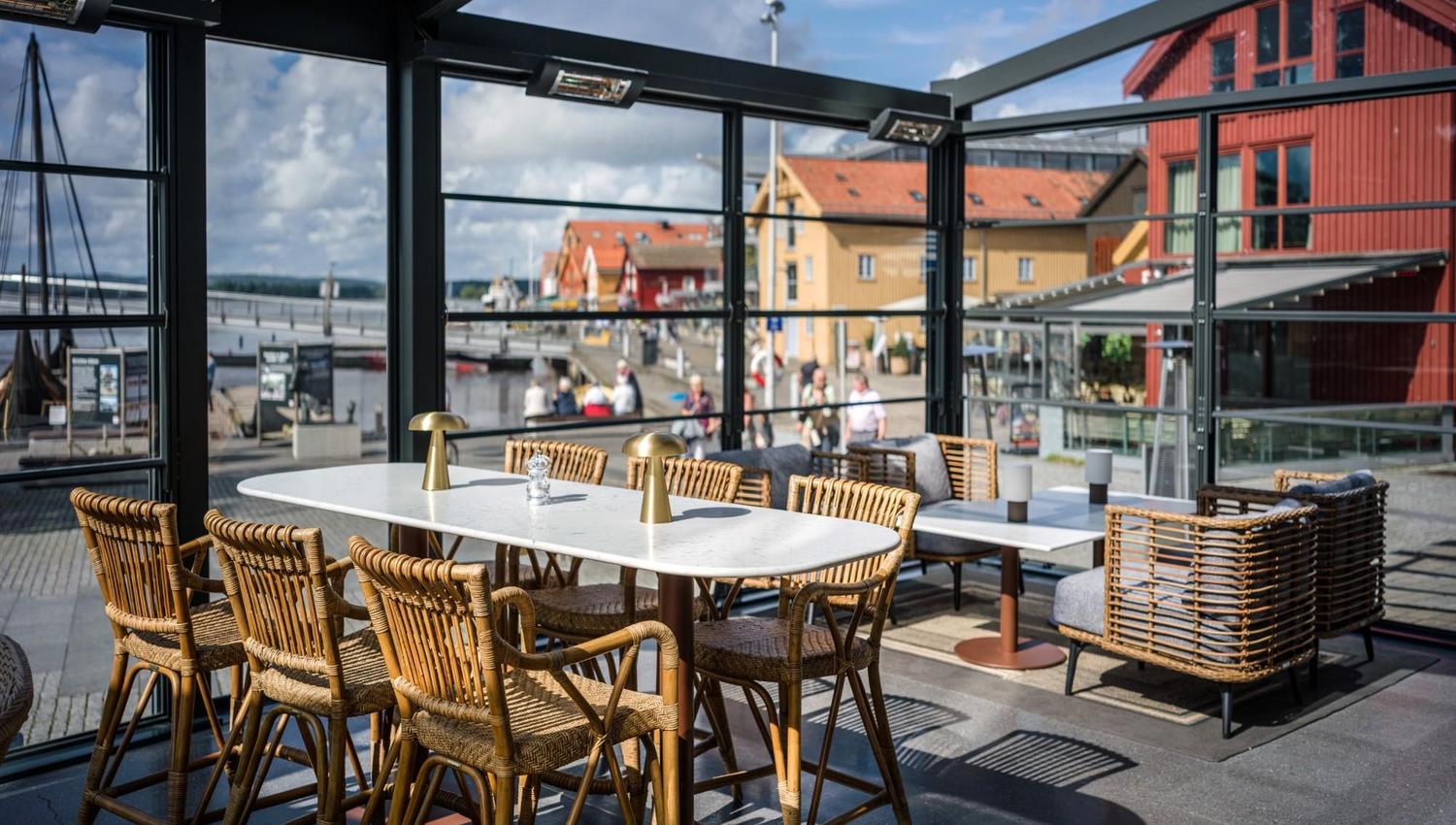 Med utsikt til brygga