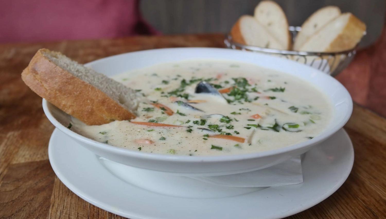 Fiskesuppe på Herlig land