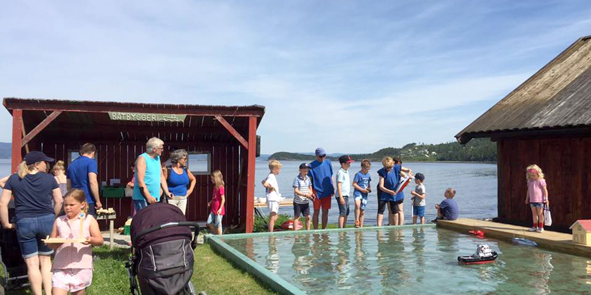 The boat festival is arranged every first weekend in july and there is a lot of fun and games for kids and adults. 