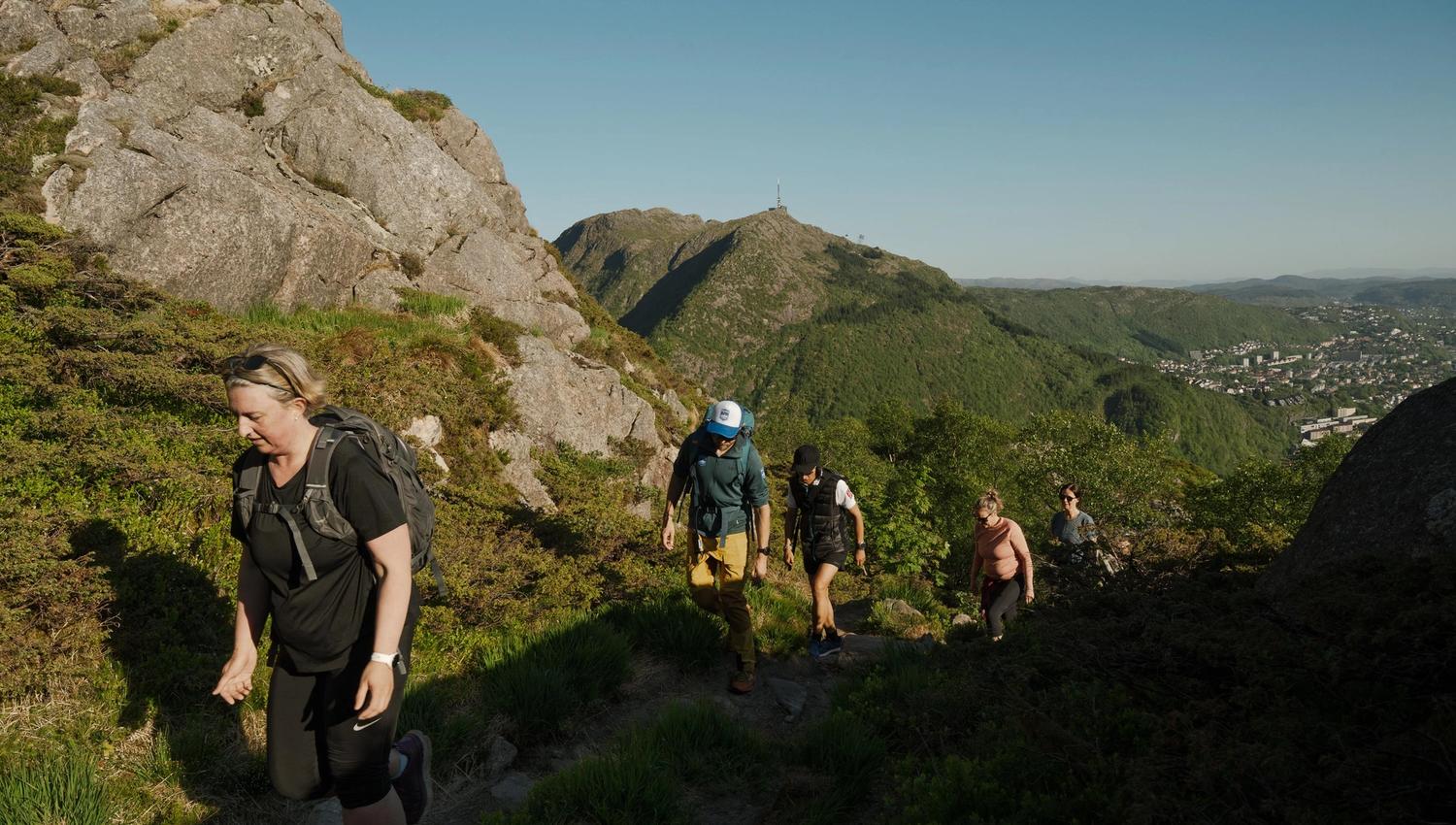 Guidet fjelltur: "On Top of Bergen"