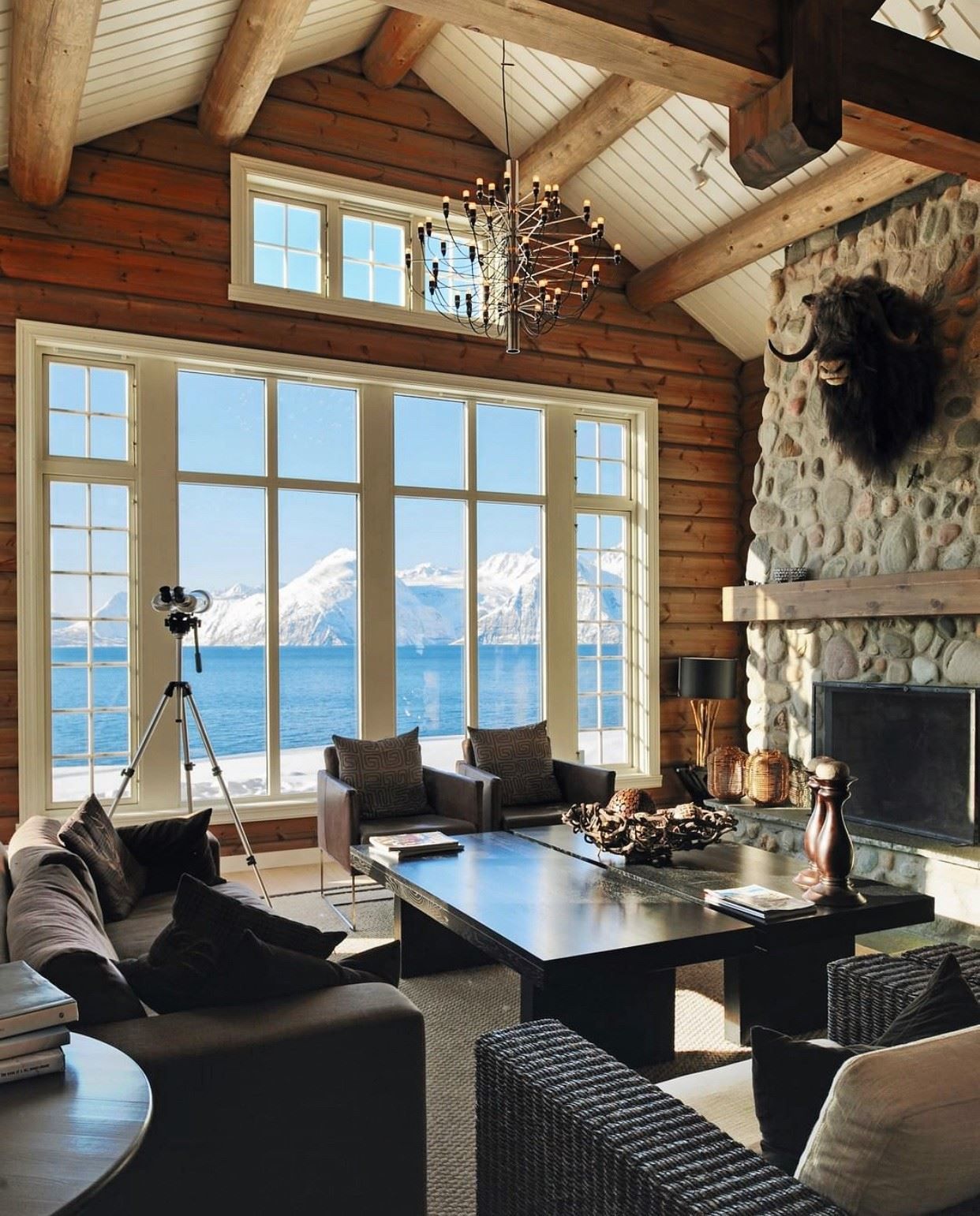 Interiøret av overnattingstedet