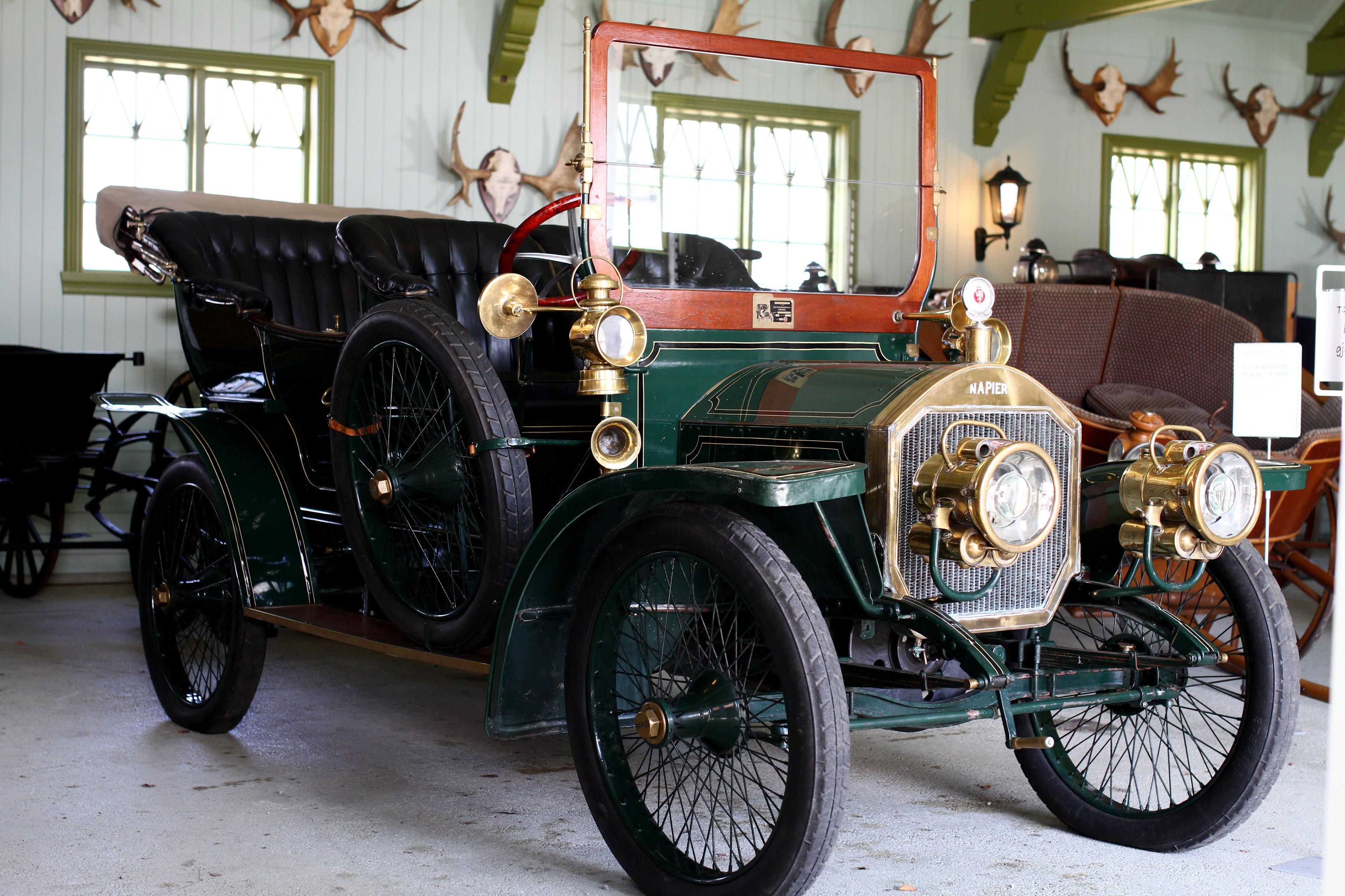 Historiske Eidsvoll - Napier - Eidsvolls første bil