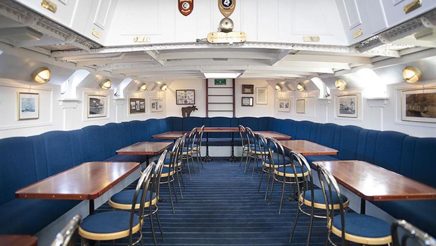 interior on board the MS Fram