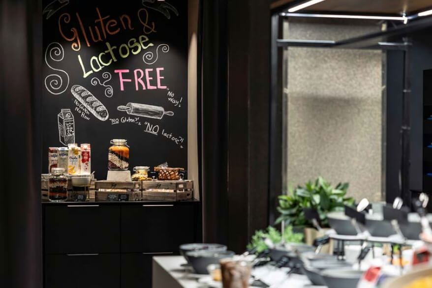 Glutenfree and lactose free breakfast at Quality Hotel Saga in Tromso