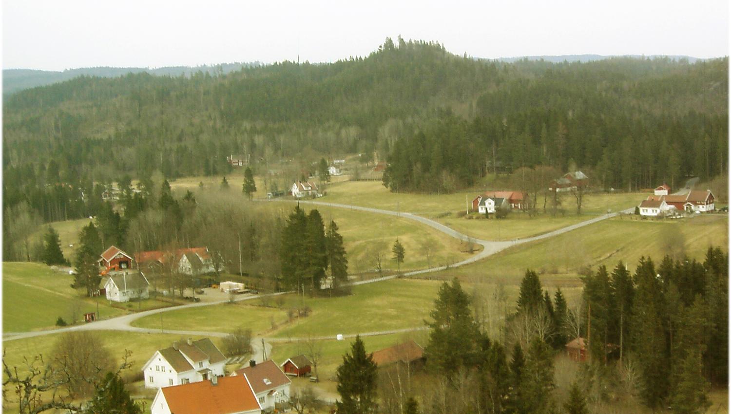 Tveide fra sørvest april 2010