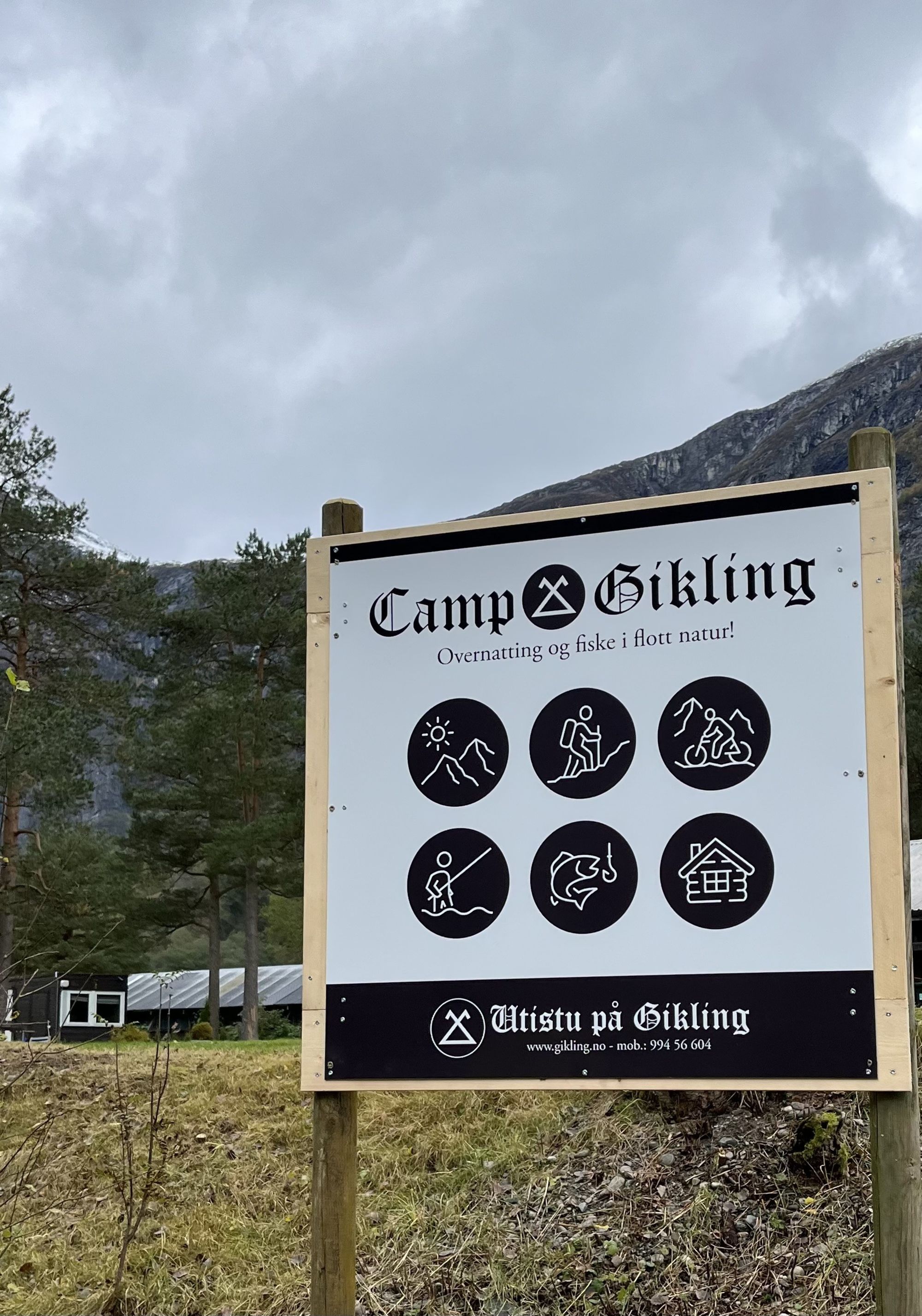 Overnatting og fiske i naturen