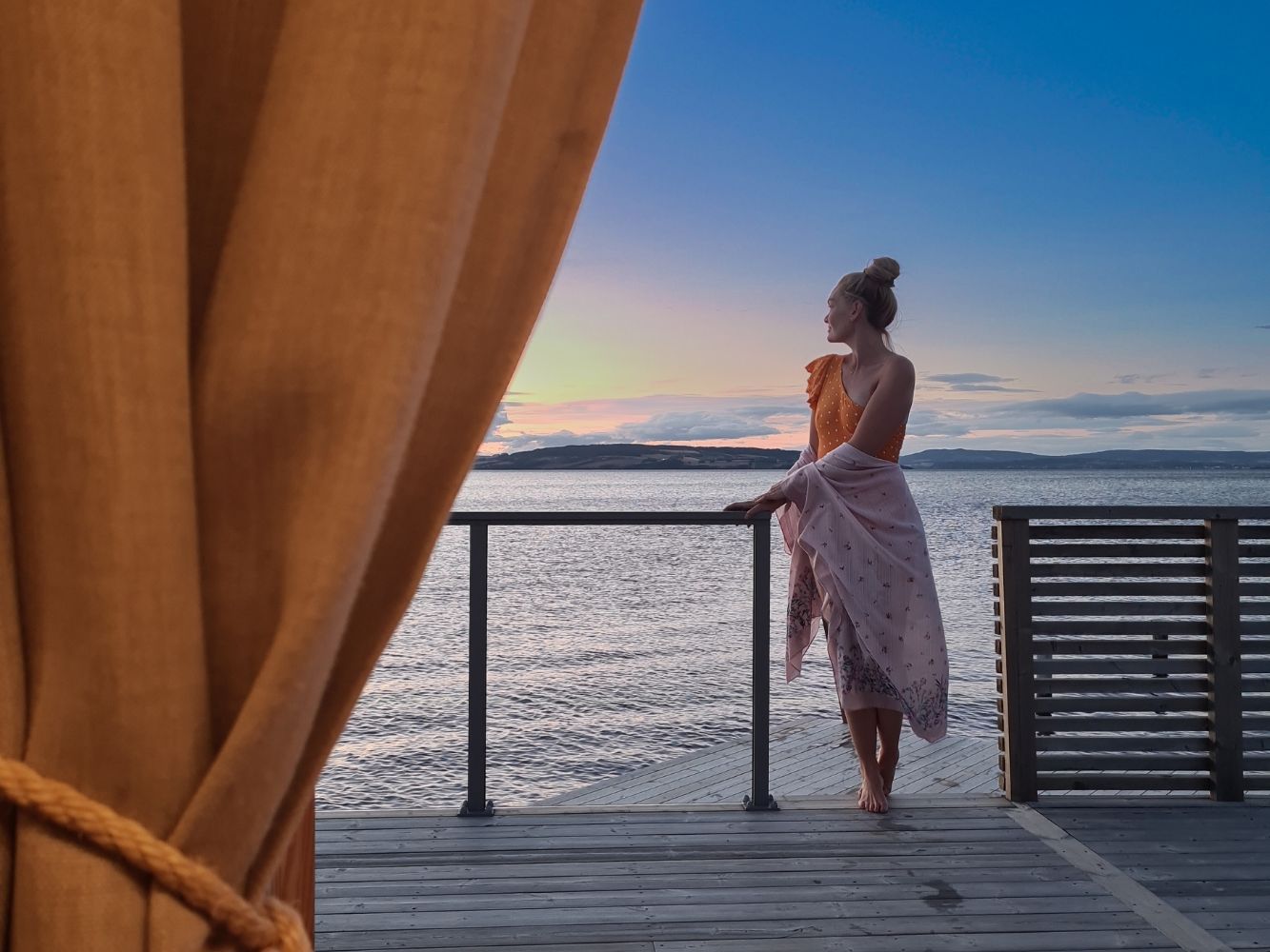 Panoramahytter i Evjua Strandpark, Nyt nærheten til Mjøsa