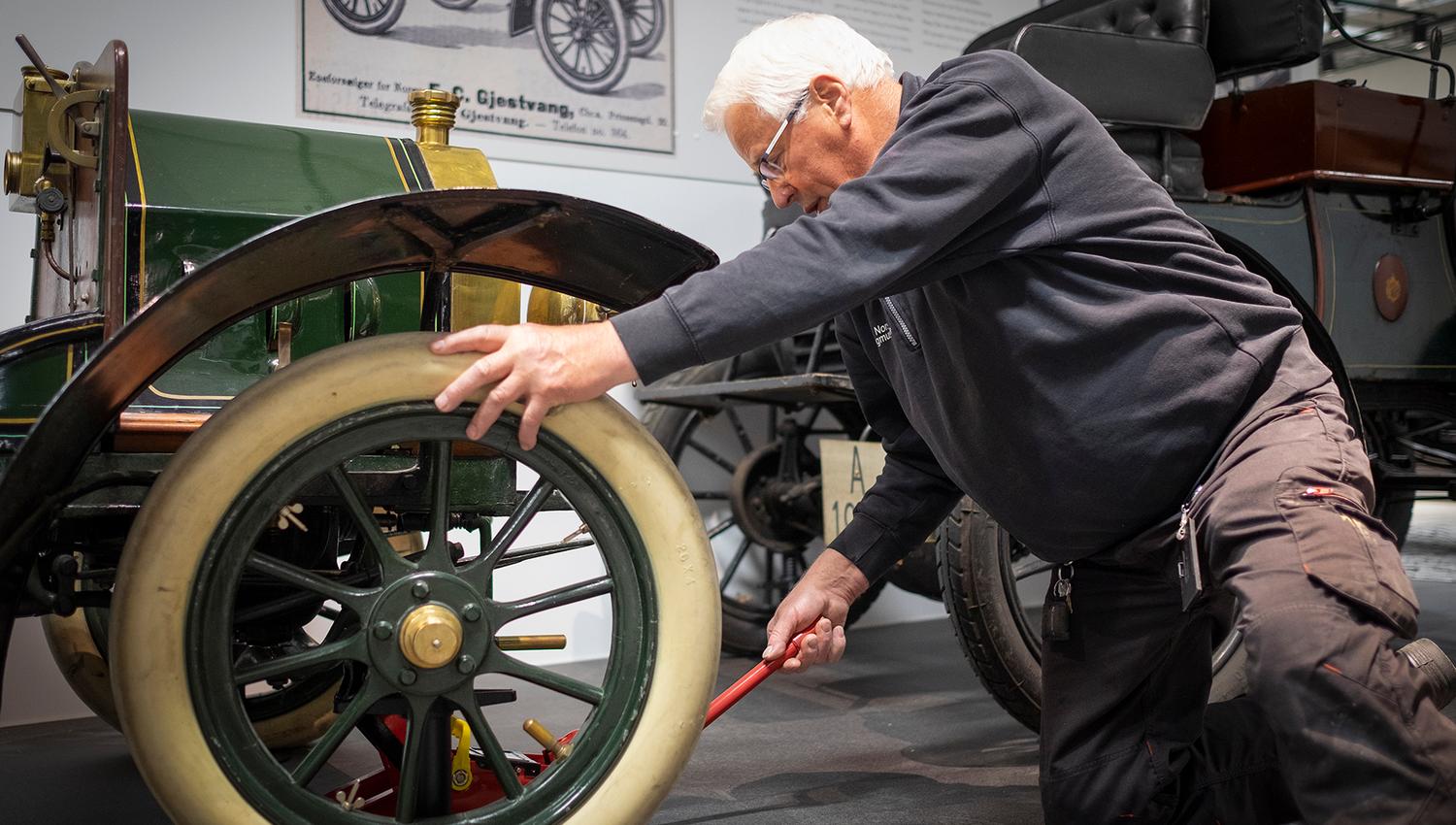Repairs on an old car