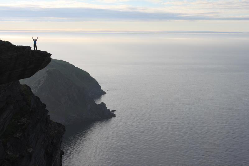 Tarhalsen på Sørøya Nordre. Klippe