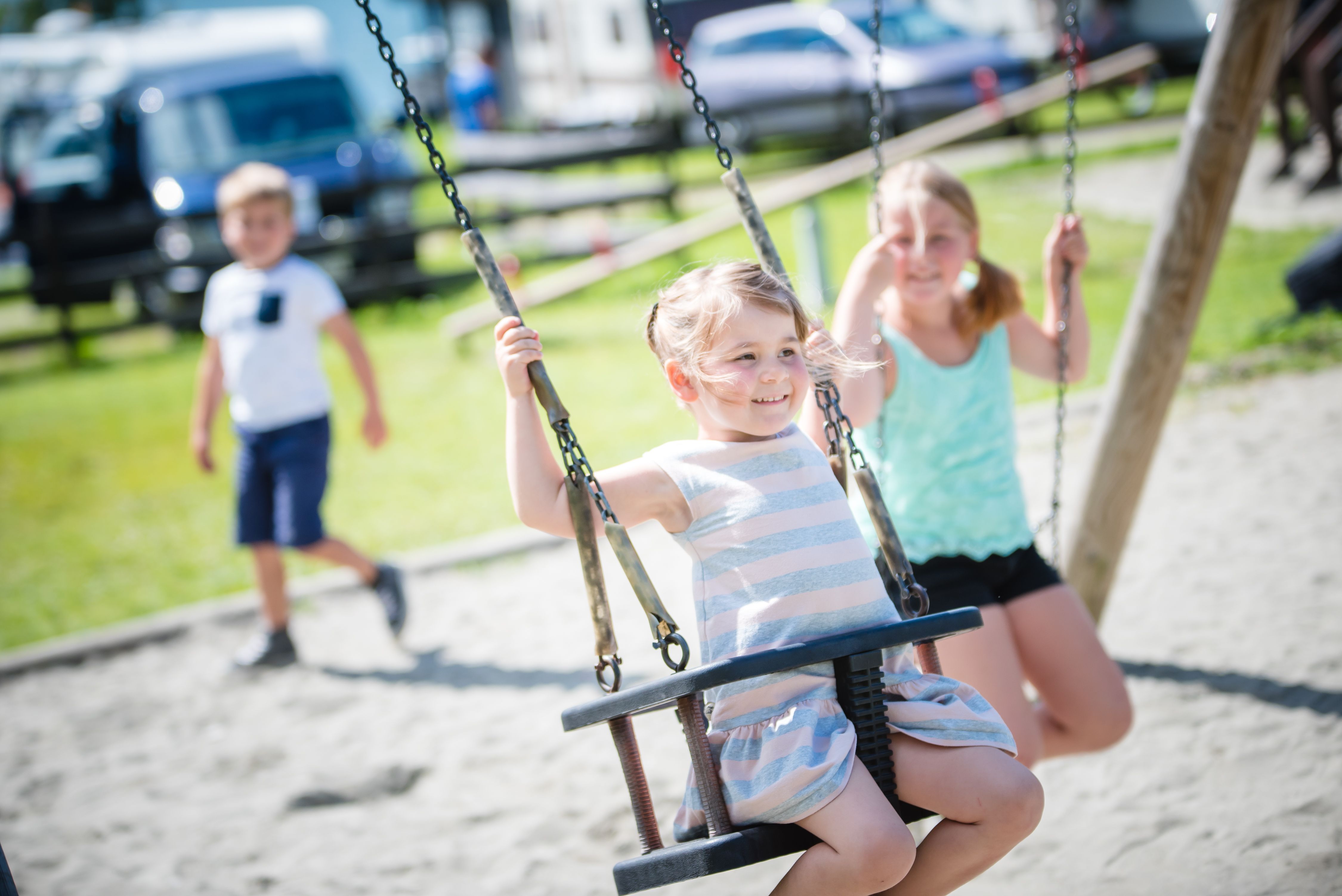 Playground at Mageli Camping