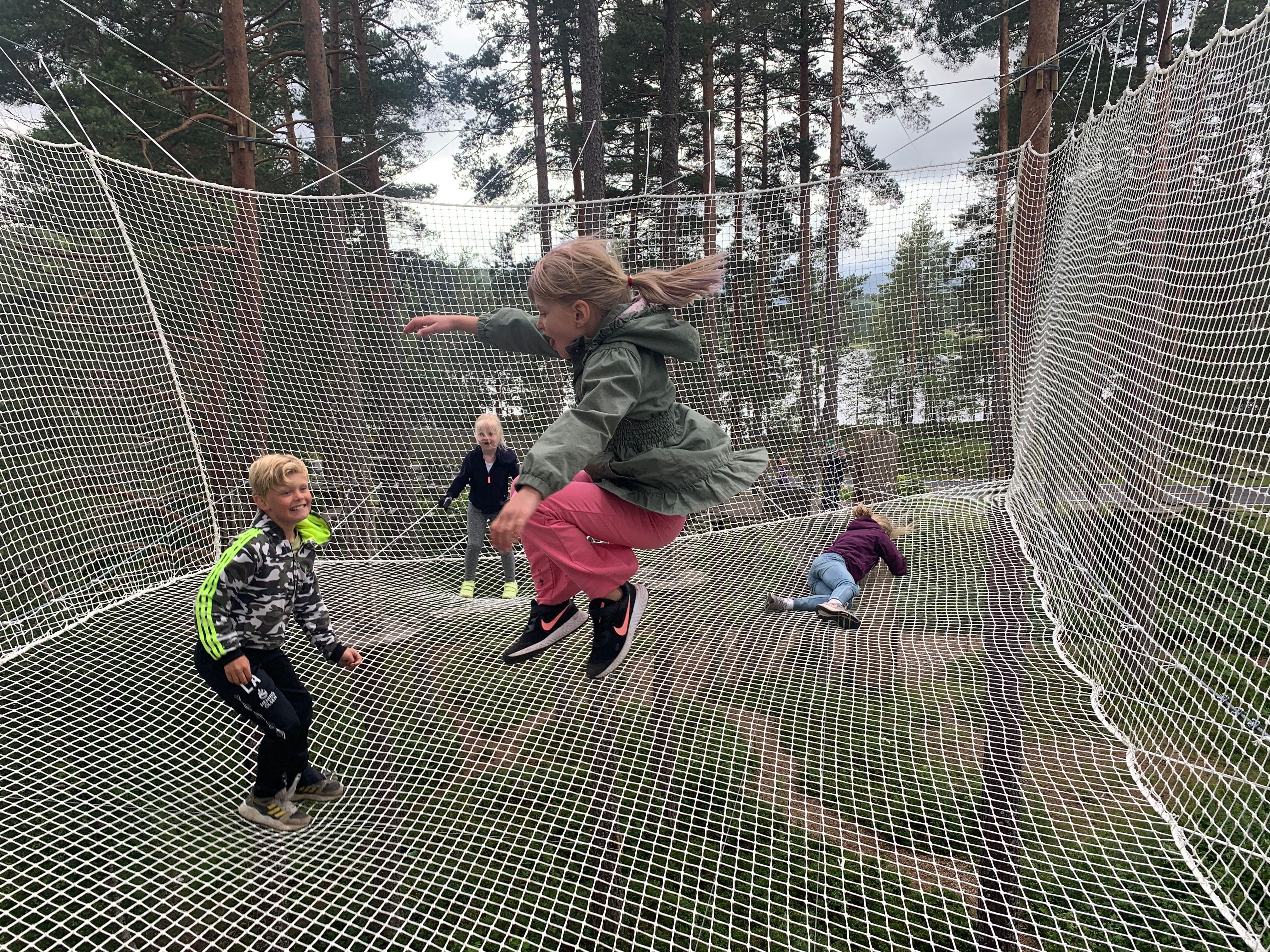 Trampolinepark i Klatreskogen