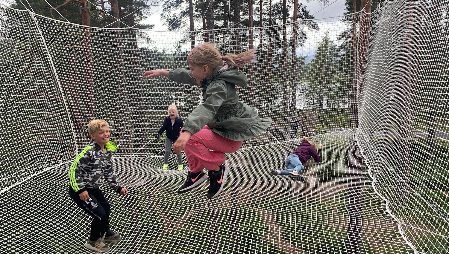 Trampolinepark i Klatreskogen