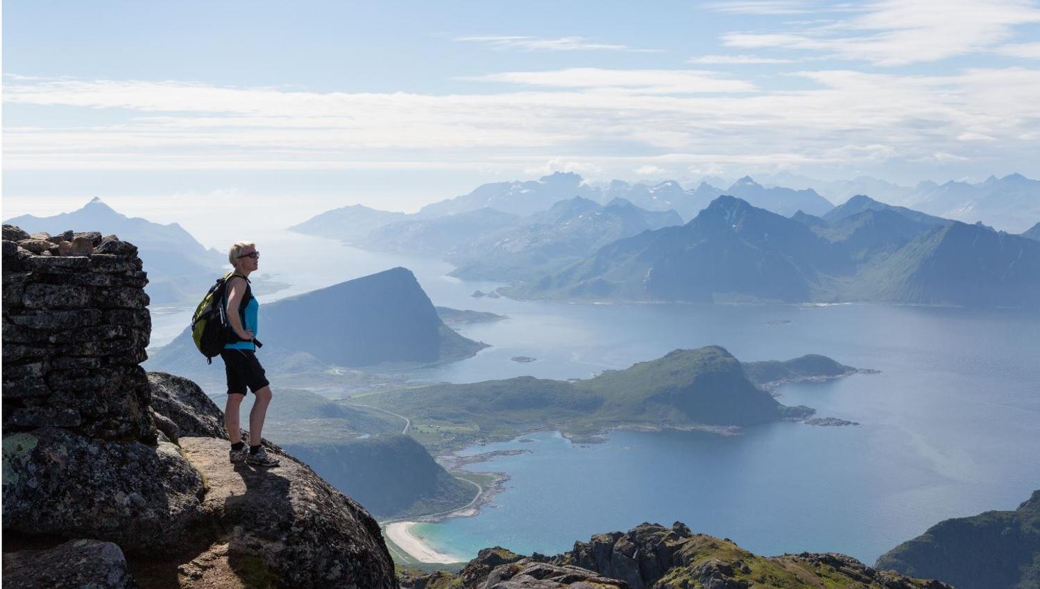 Utsikt fra Himmeltinden