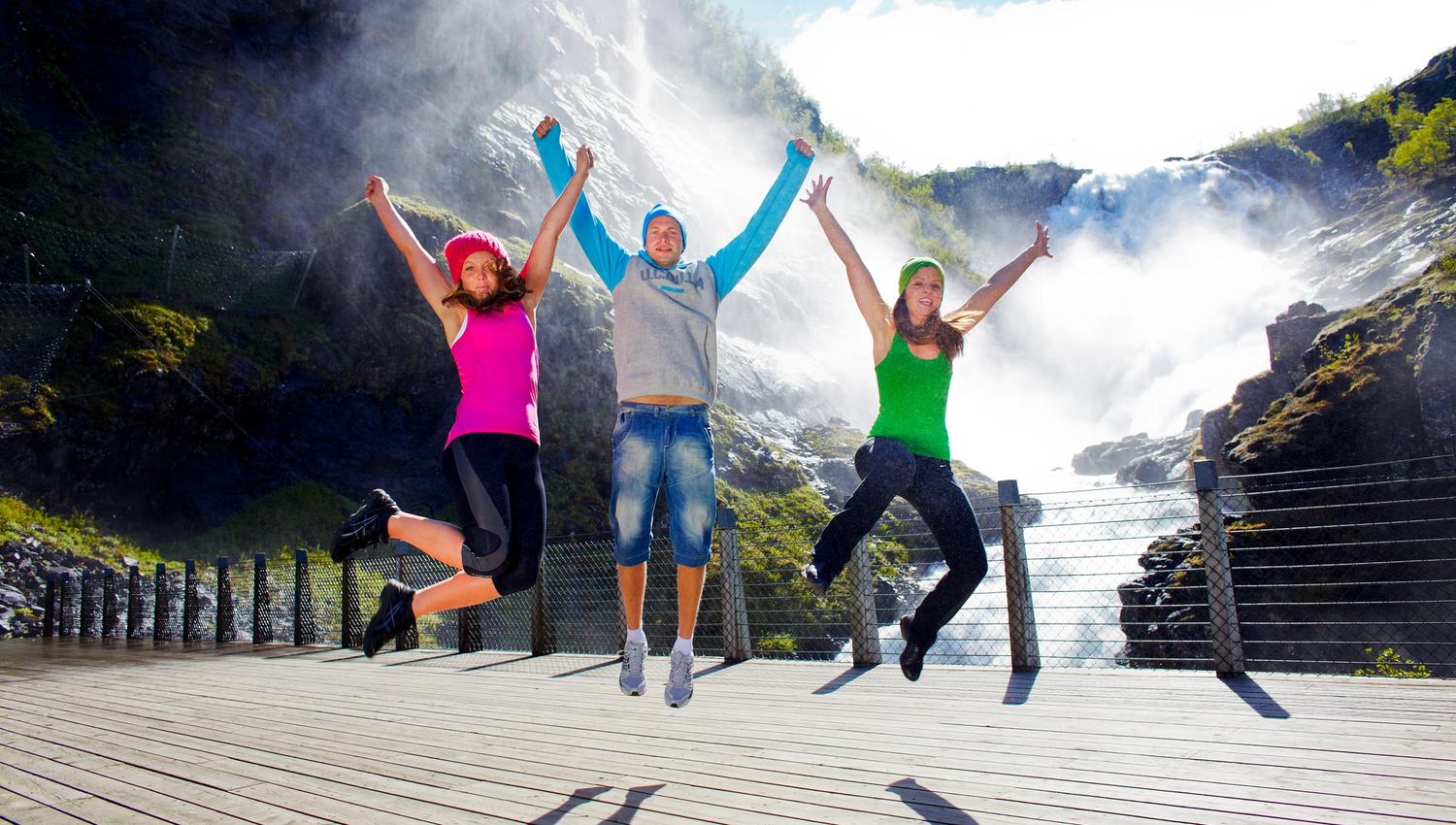 Kjosfossen, Flåmsdalen