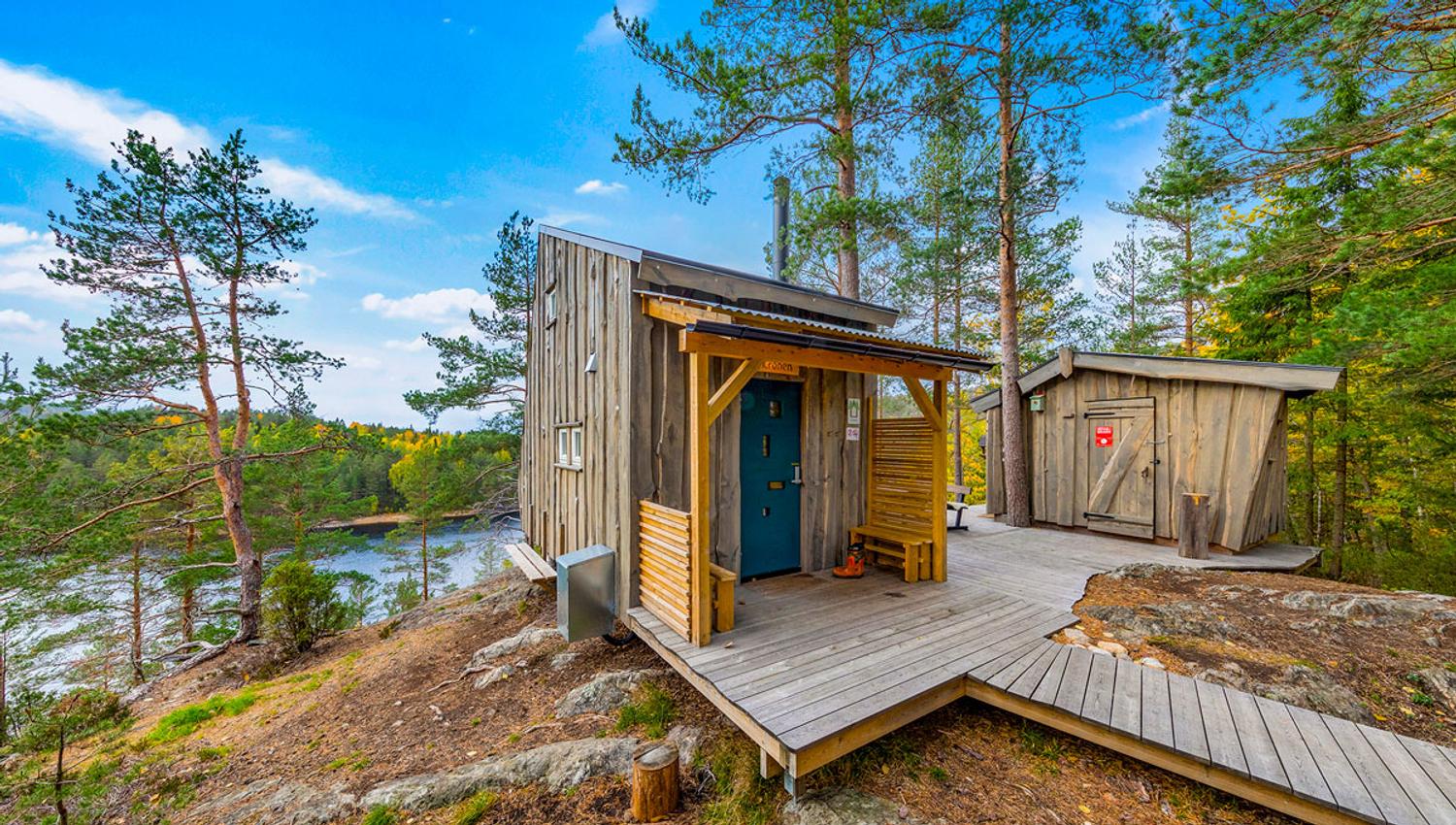 Hytta Kronen hos Mikrohyttene Kragerø