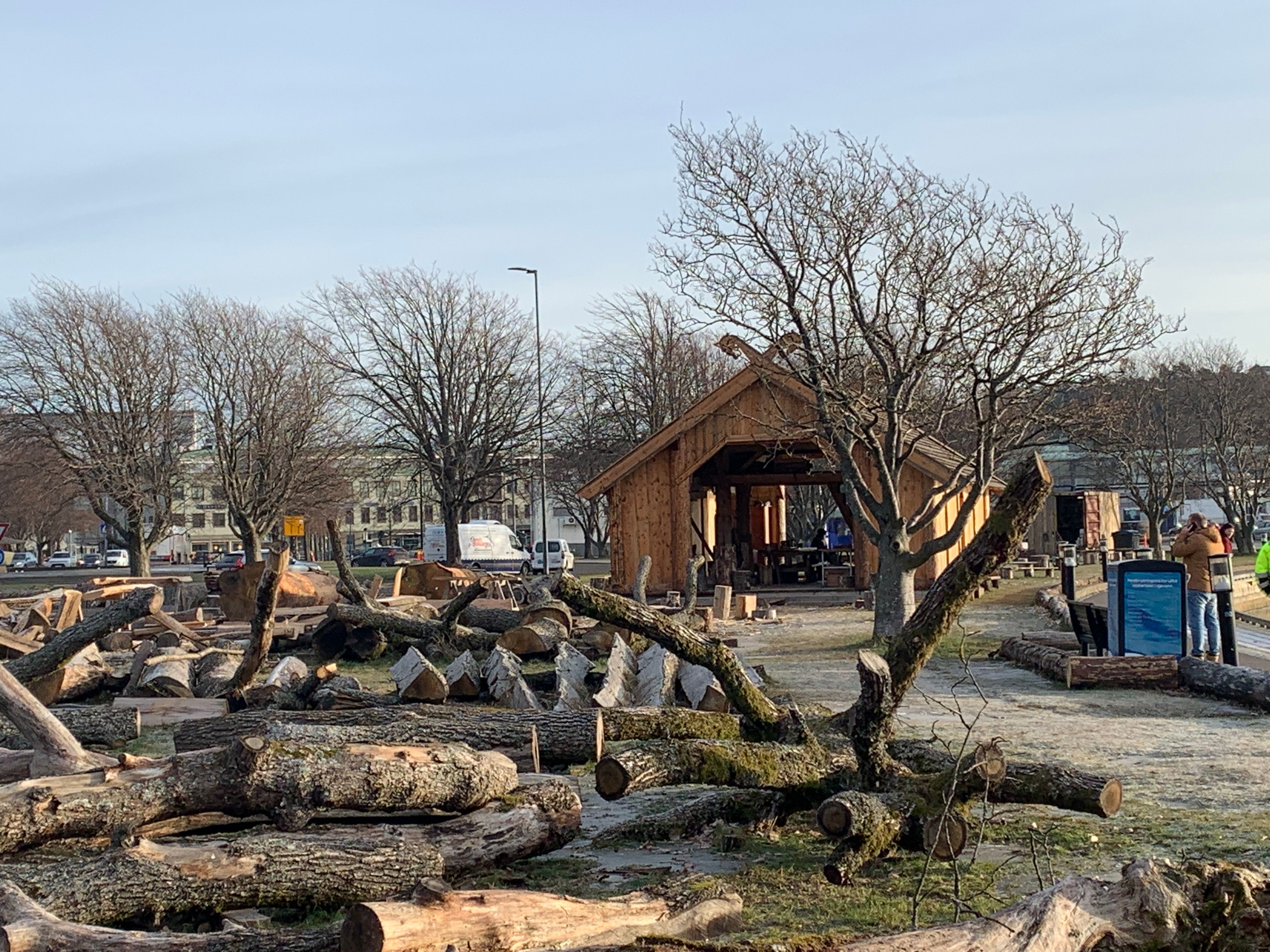 Fra byggeplassen Sandefjord Vikingpark