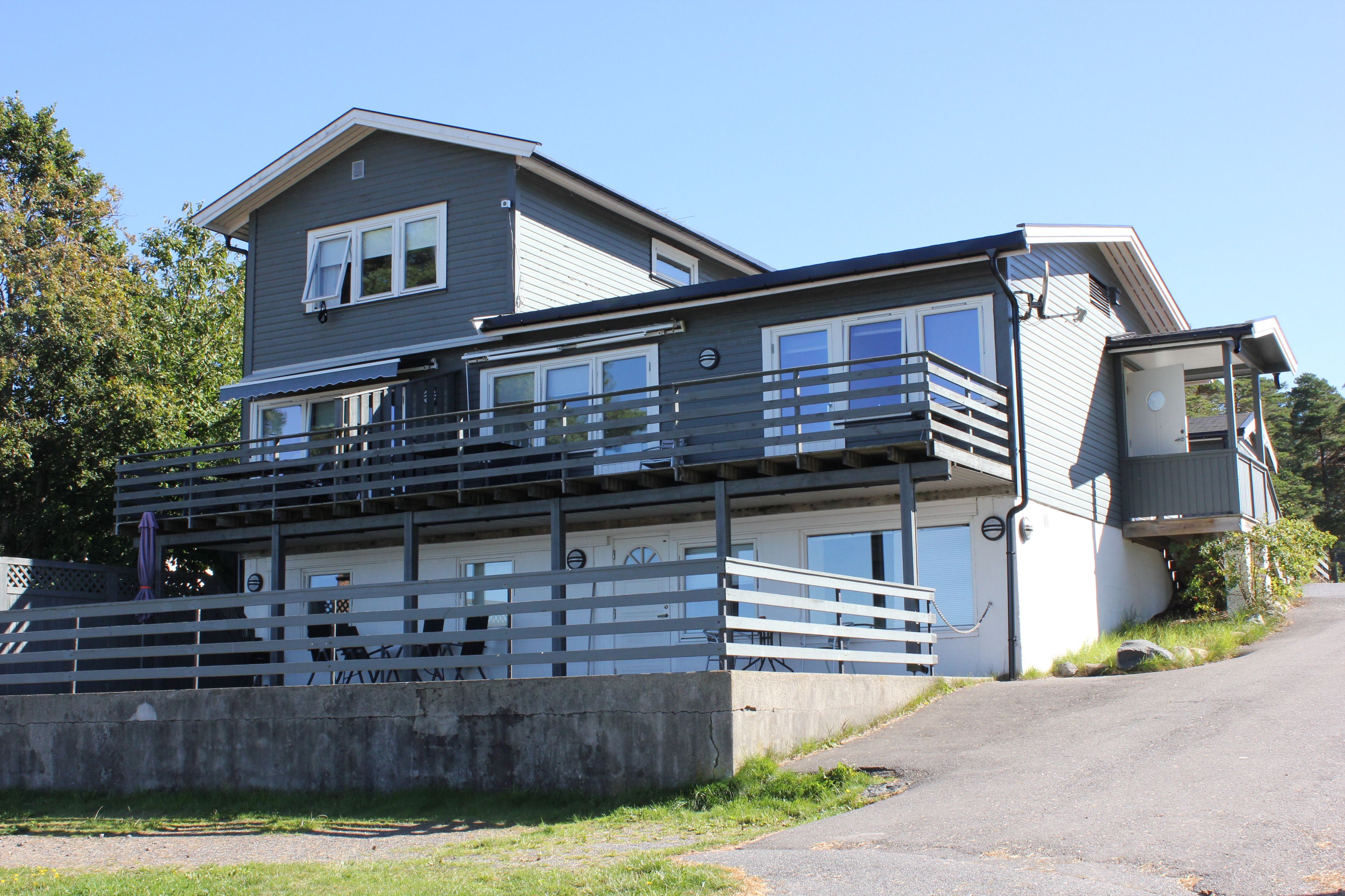 Facade for apartment building