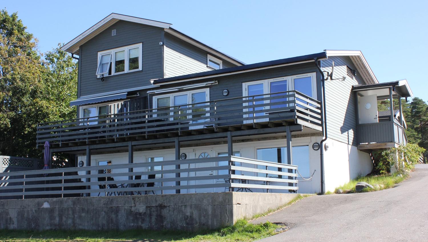 Facade for apartment building