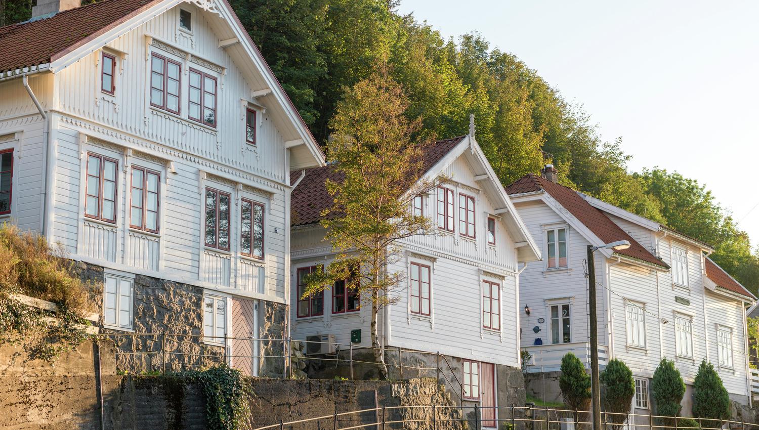 Trehusbebyggelsen i Egersund sentrum