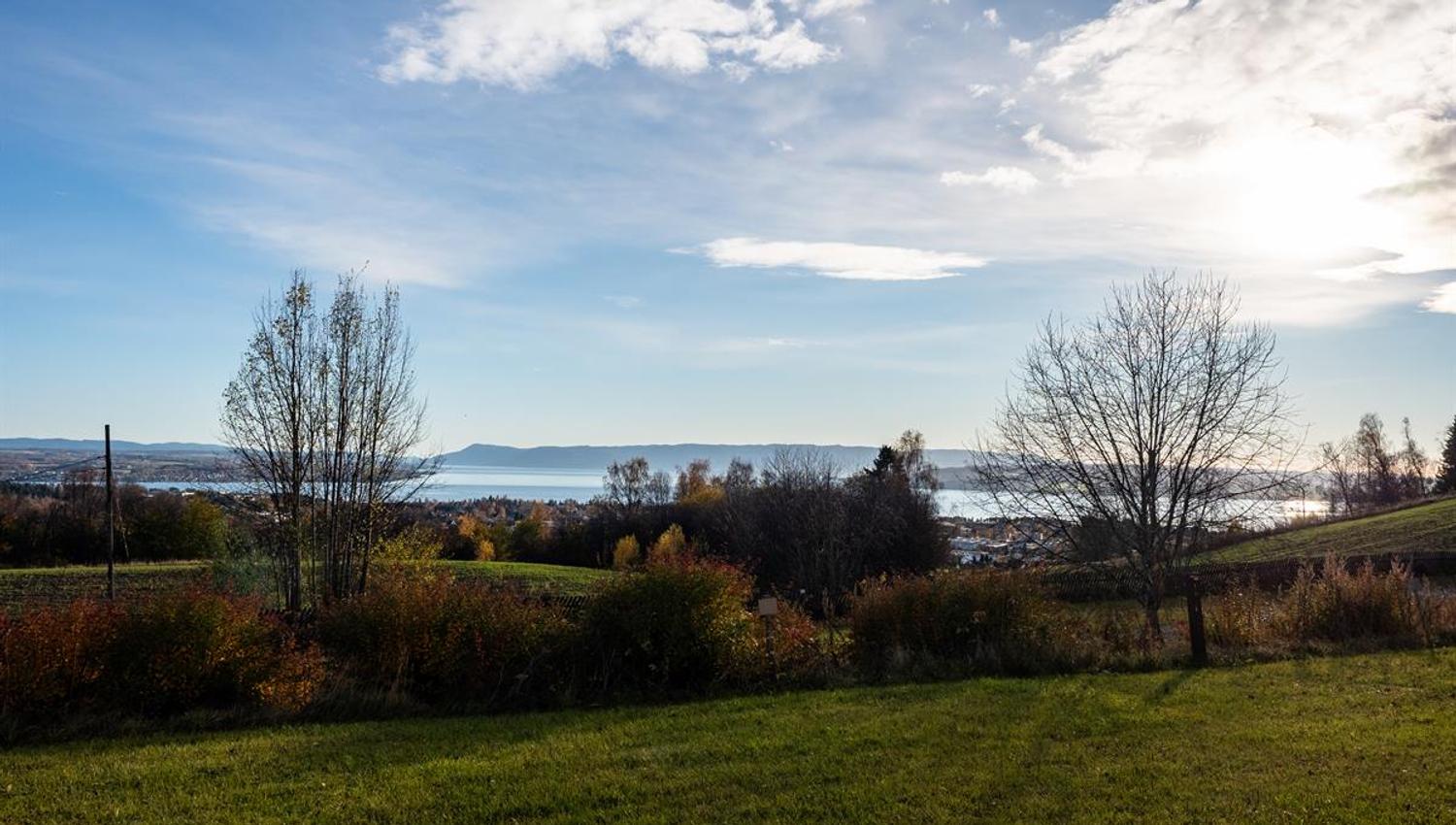 Hedmarktoppen Camping og hytteutleie utsikt