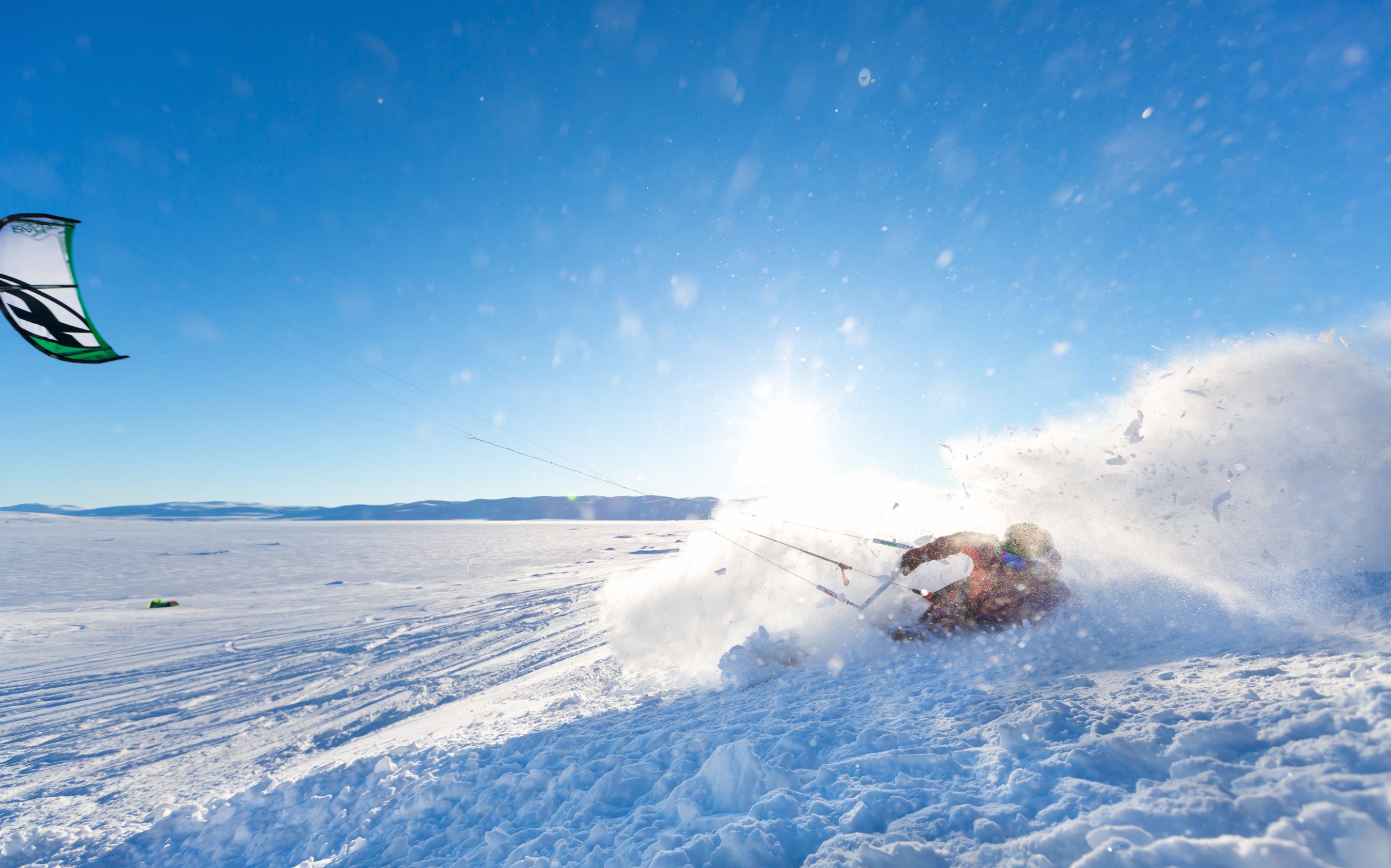 Snowkiting 1
