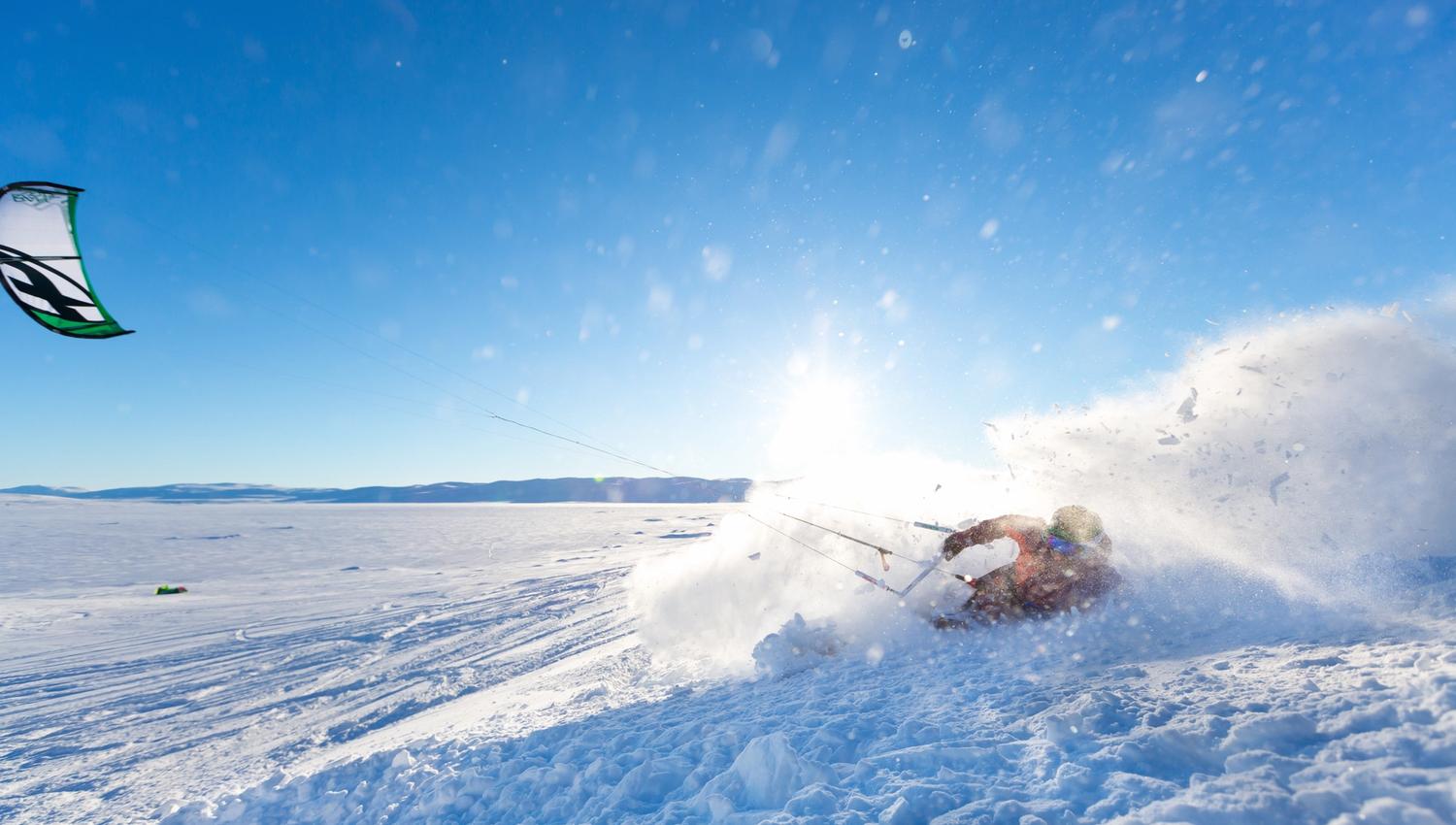 Snowkiting 1