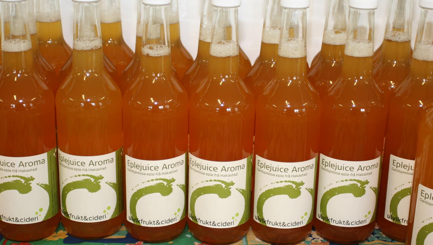 Locally produced cider and apple juice from Ulvik – the pure taste of Hardanger.