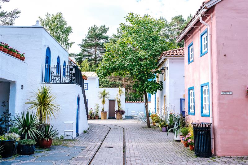 Gate i Kardemomme By i Dyreparken i Kristiansand