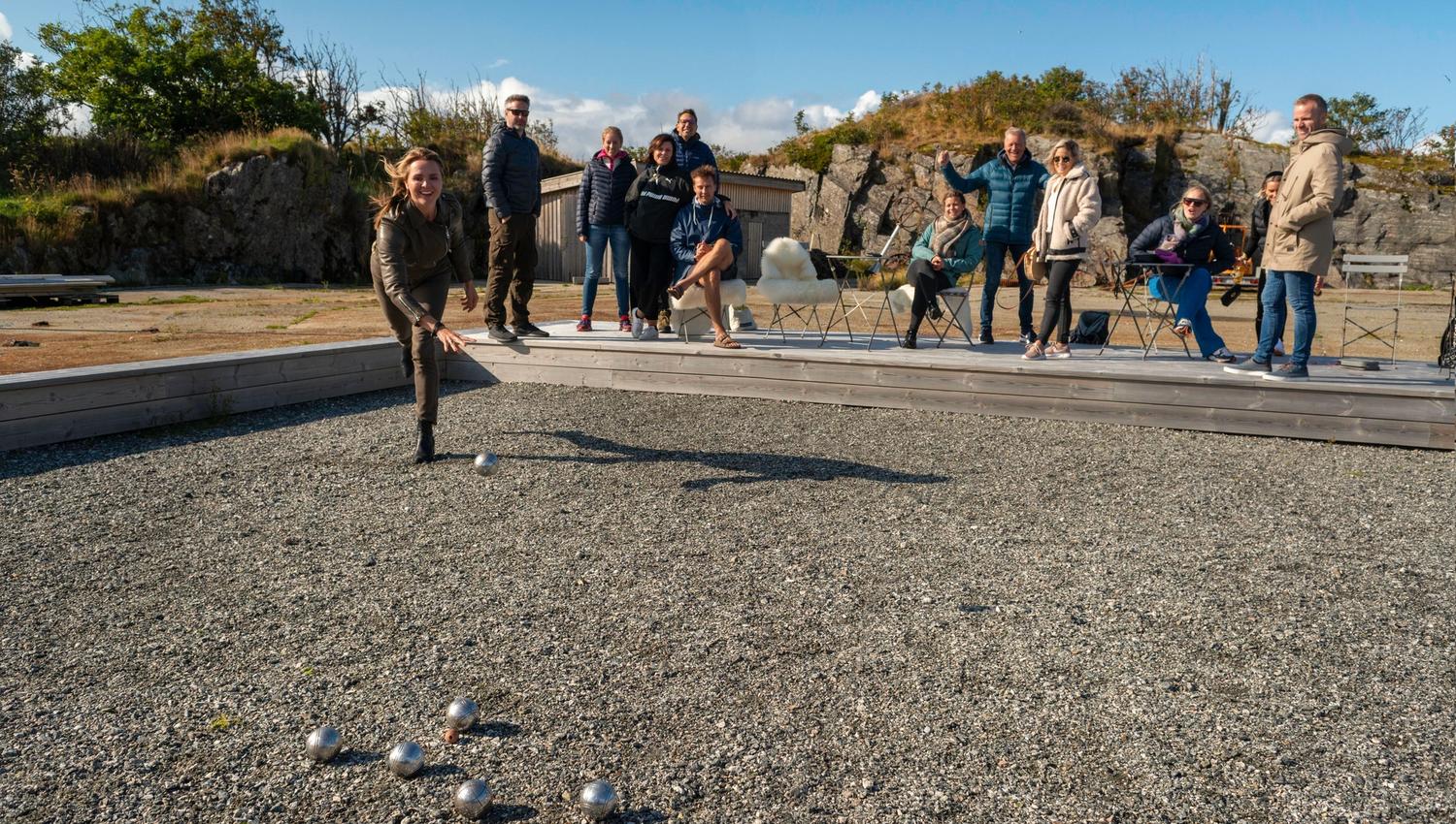 Kjekt å utfordre kollegaer og venner med et spill.