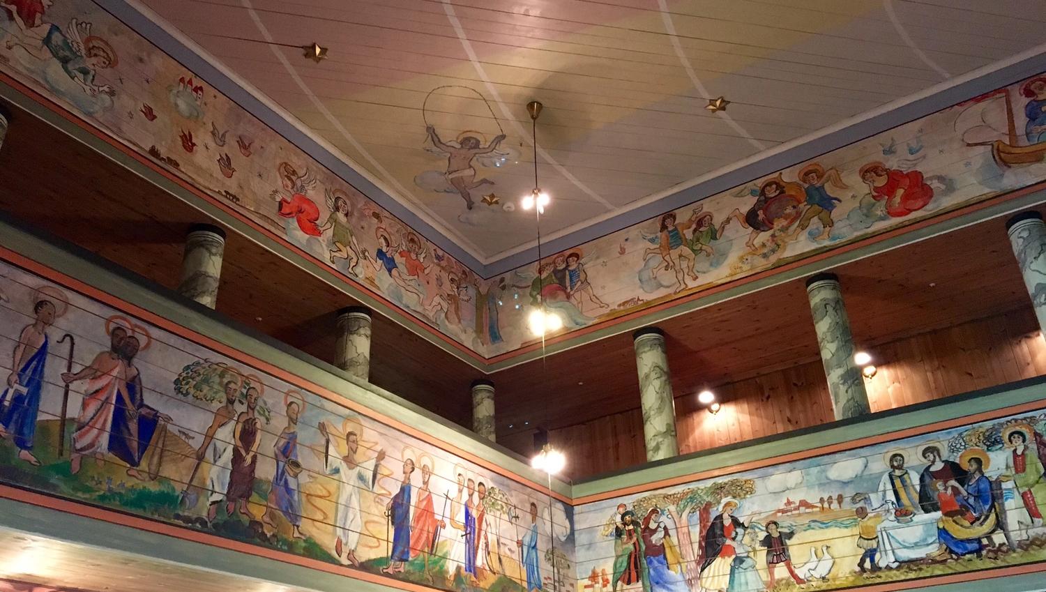 Gravberget kirke interiør, Ingvild Haugbråten