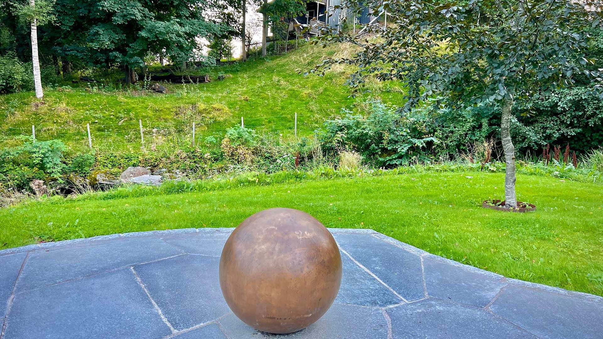 Kula – den siste Nils Aas-skulpturen i Muustrøparken.