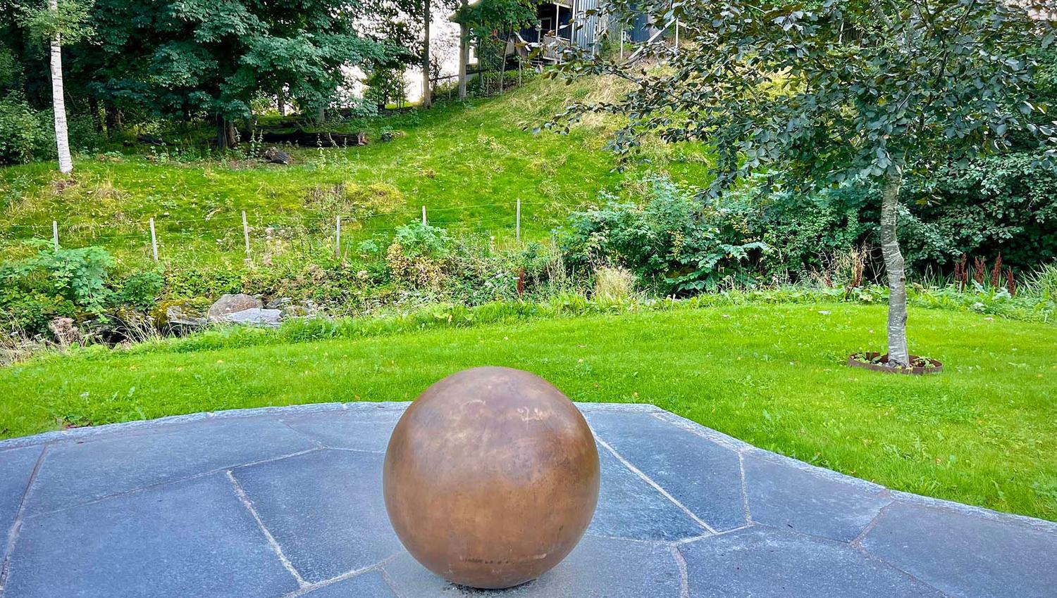 Kula – den siste Nils Aas-skulpturen i Muustrøparken.