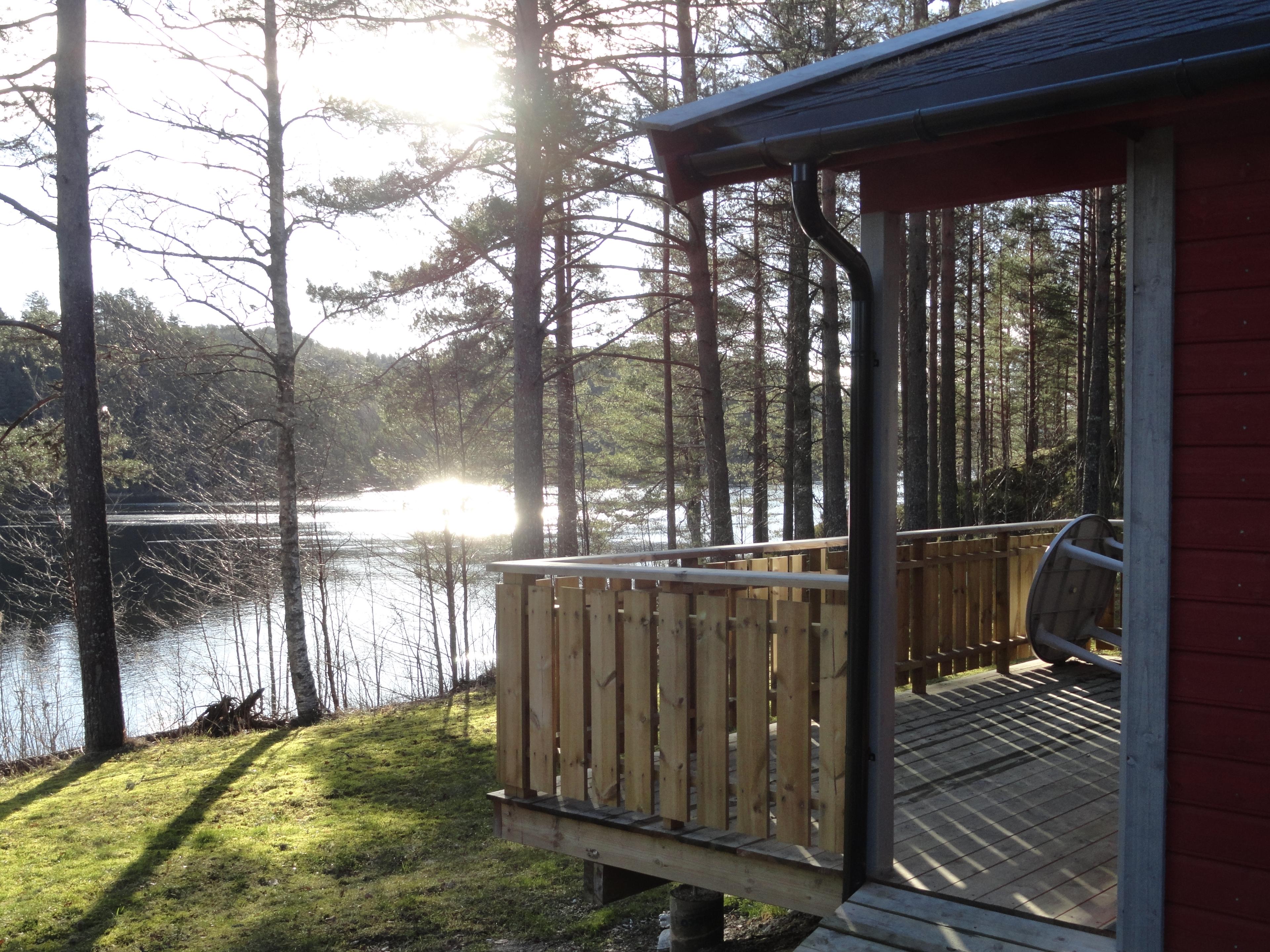 Hytteutleie med utsikt over elven Otra