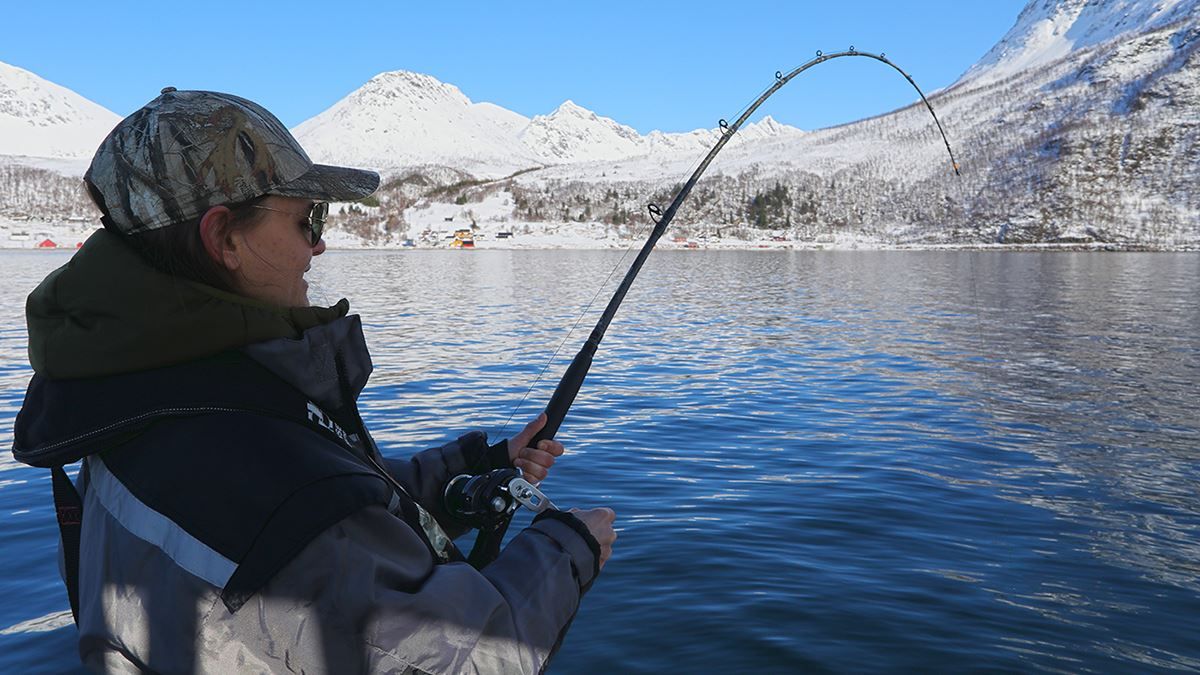 A guest that is fishing