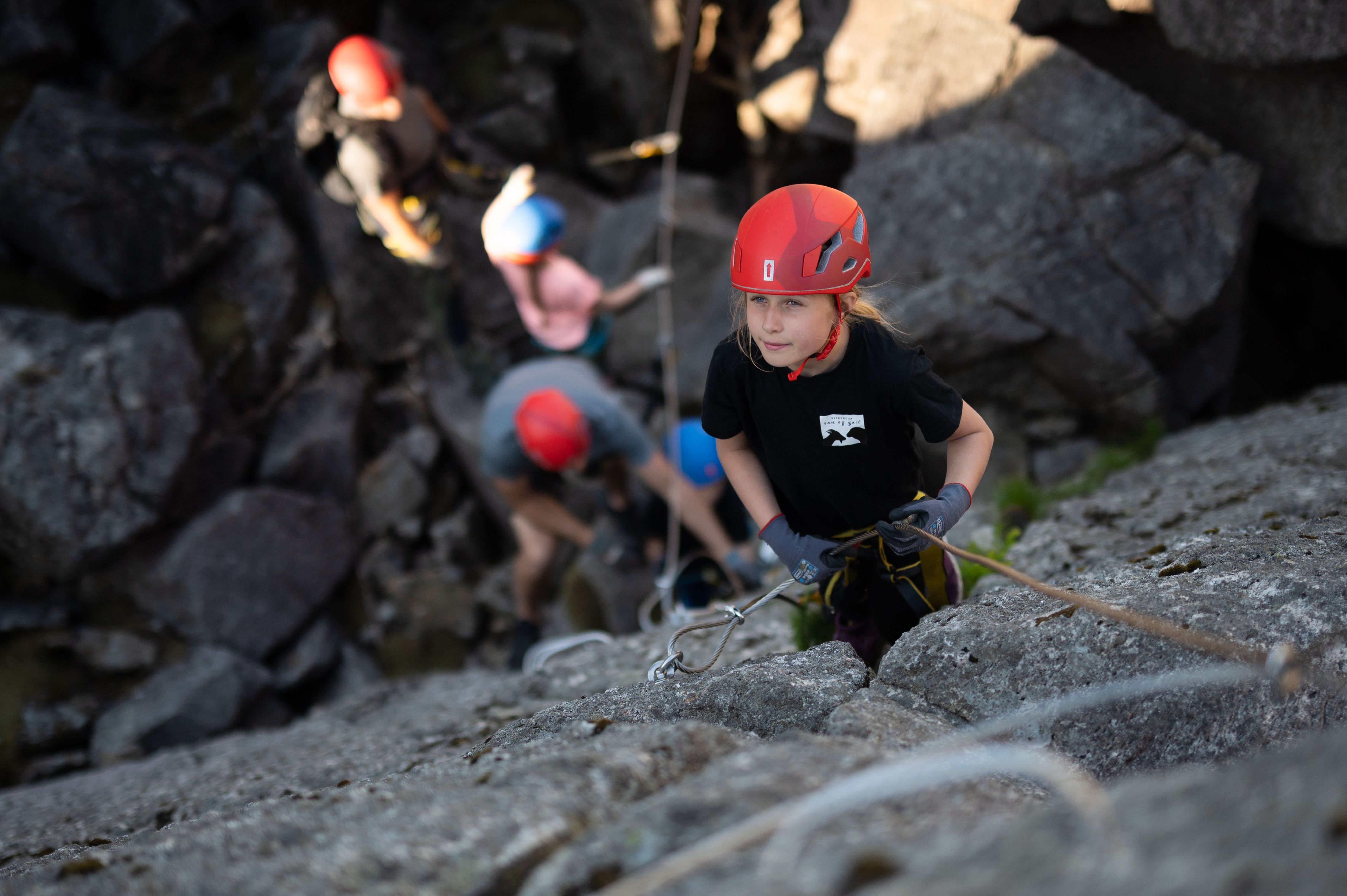 The family friendly Via Ferrata Gloppedalsura