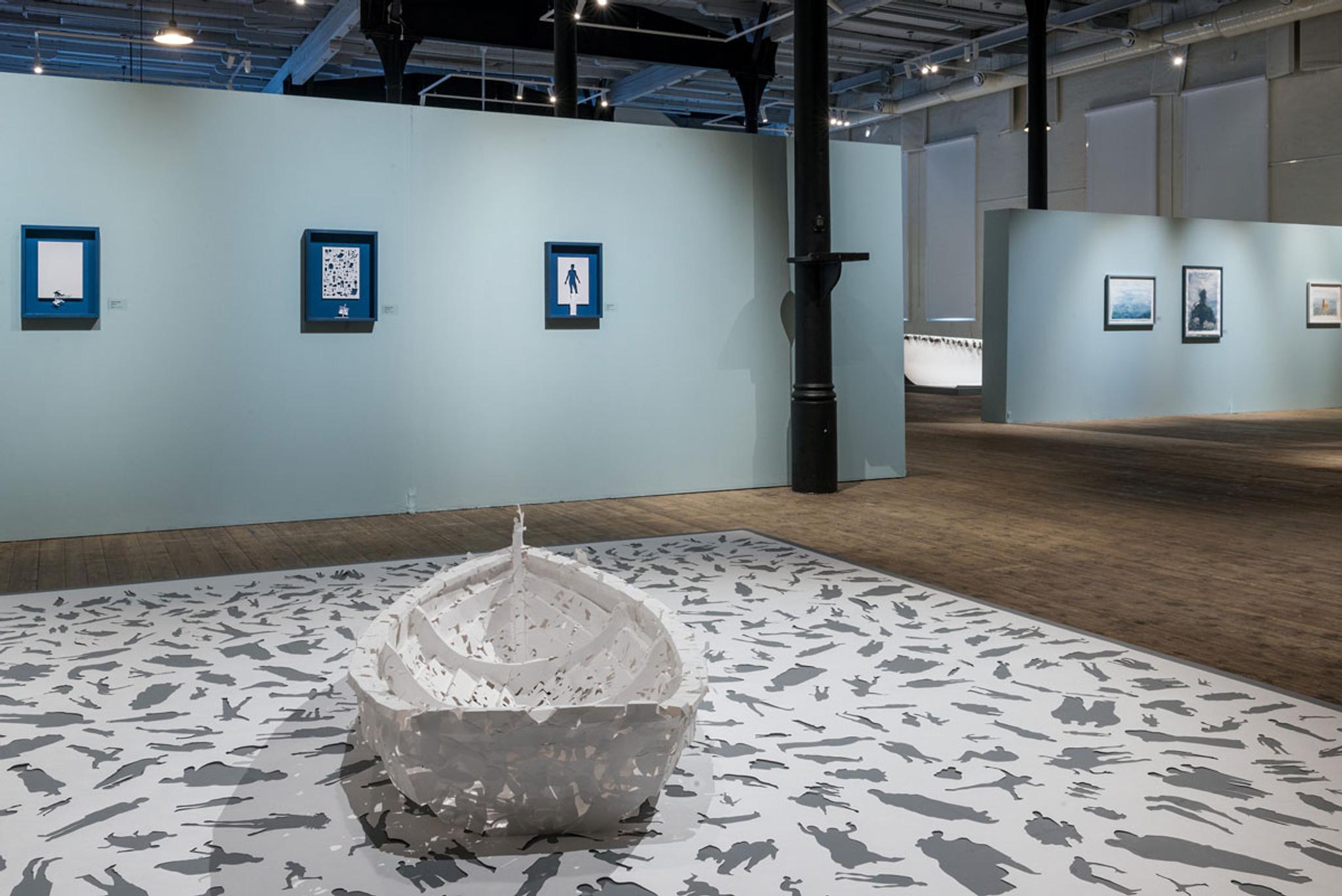 utstilling "et ha av papir" på Telemark kunstmuseum