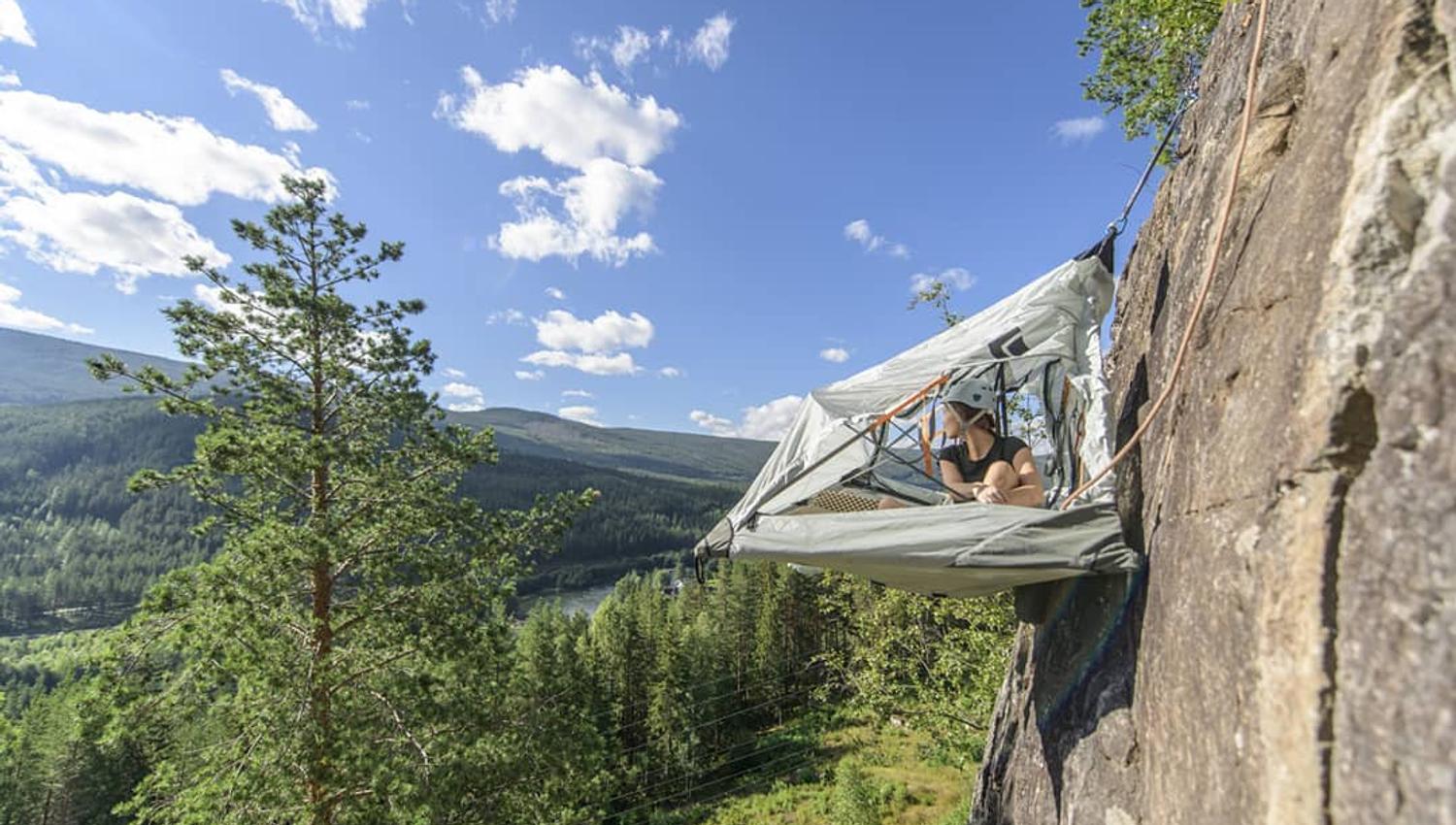 Climbing in Ål in Hallingdal